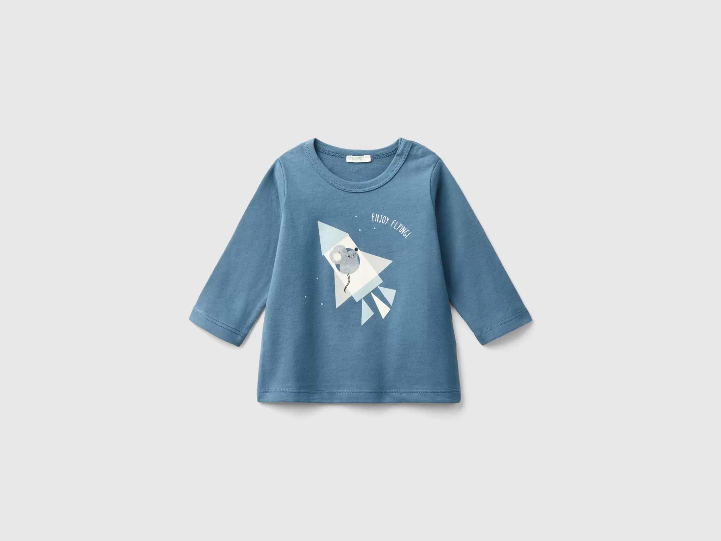 United Colors of Benetton T-shirt with print in warm organic cotton