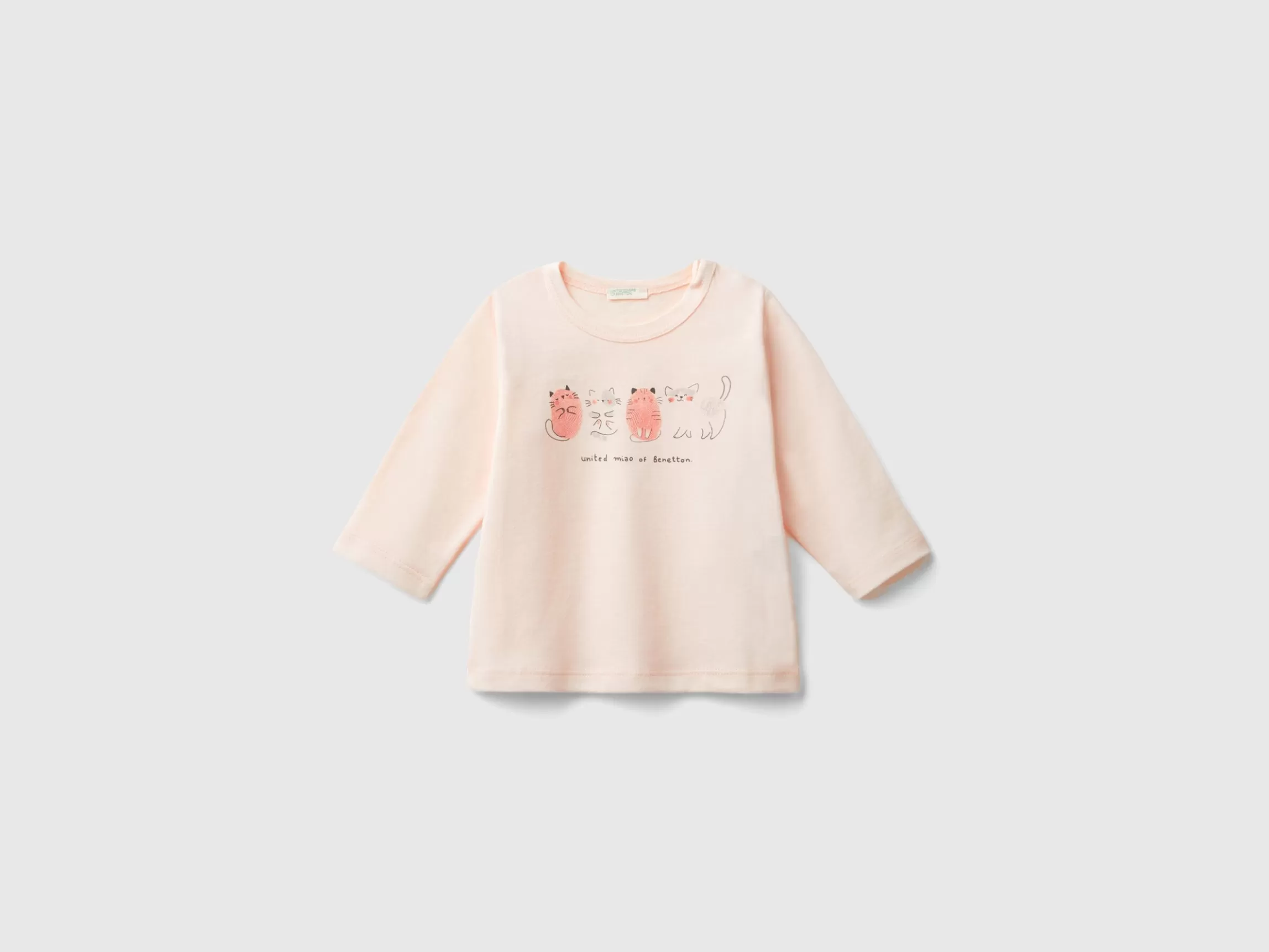 United Colors of Benetton T-shirt with print in warm organic cotton