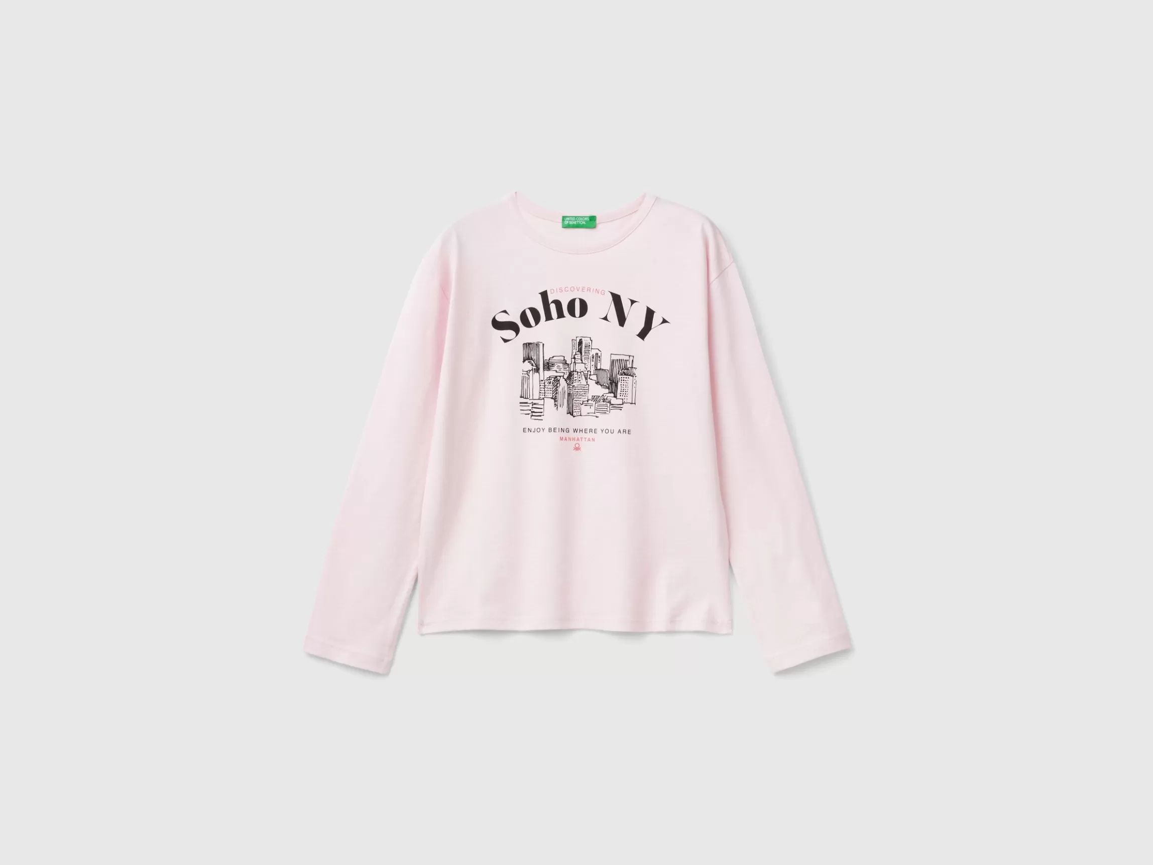 United Colors of Benetton T-shirt with slogan print