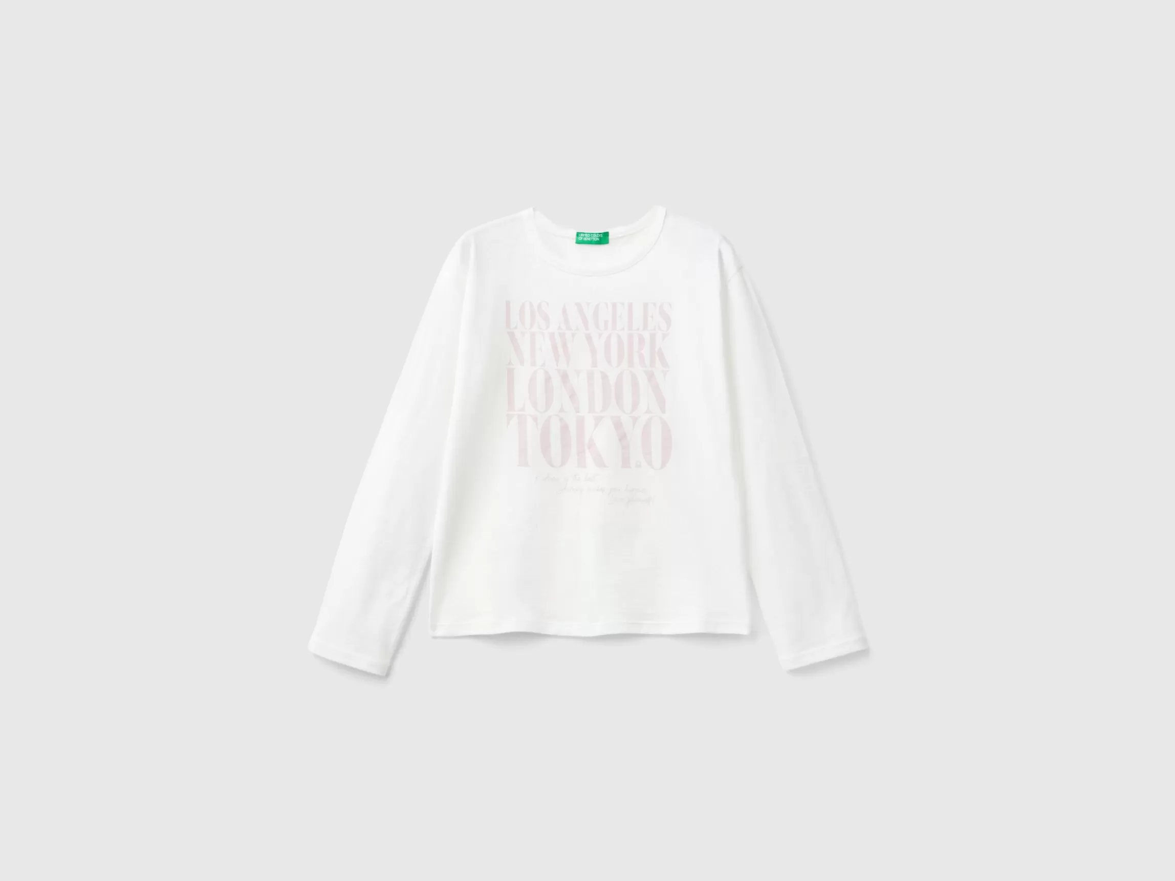 United Colors of Benetton T-shirt with slogan print
