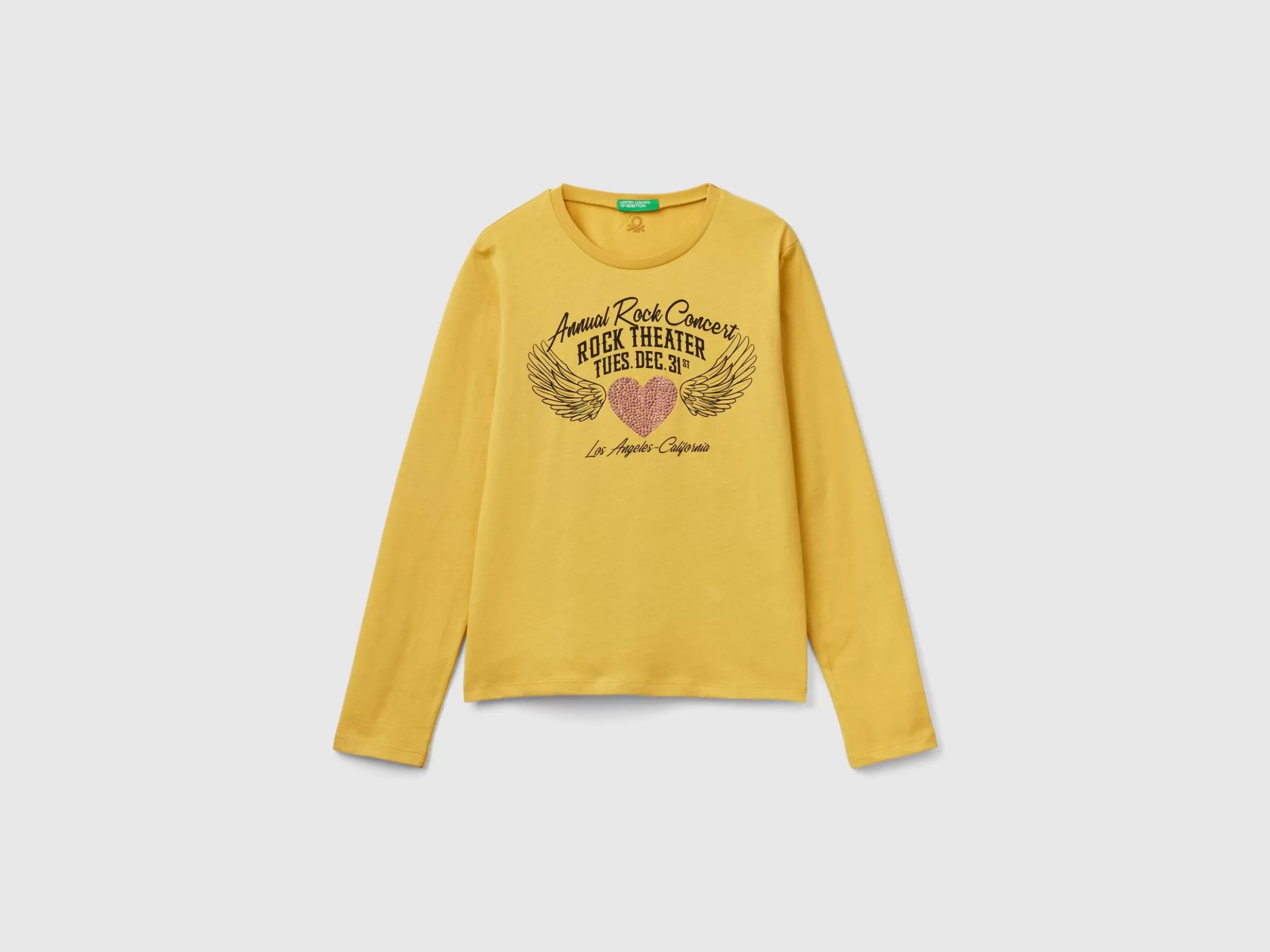 United Colors of Benetton T-shirt with stud applique
