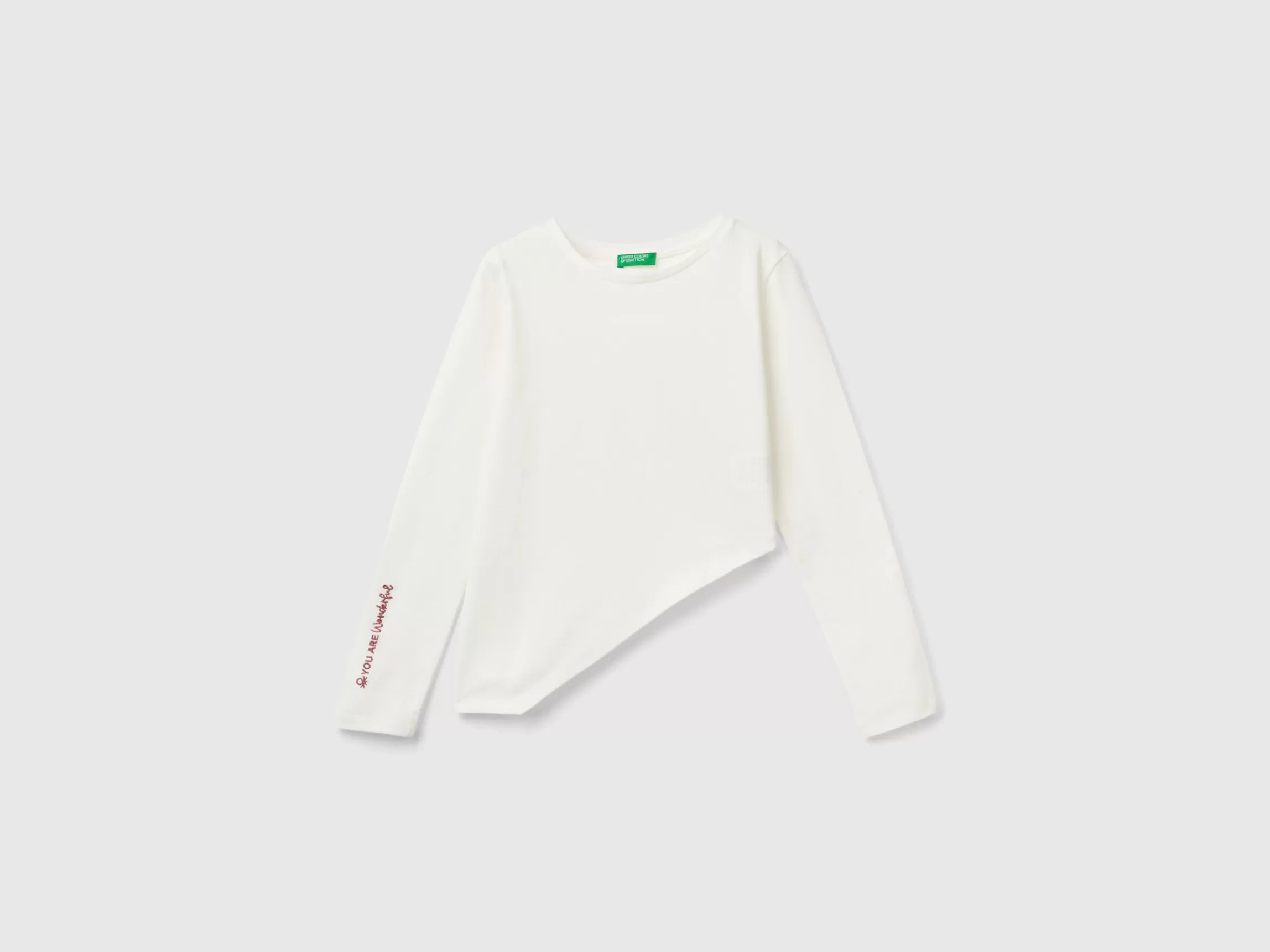 United Colors of Benetton T-shirt with uneven bottom