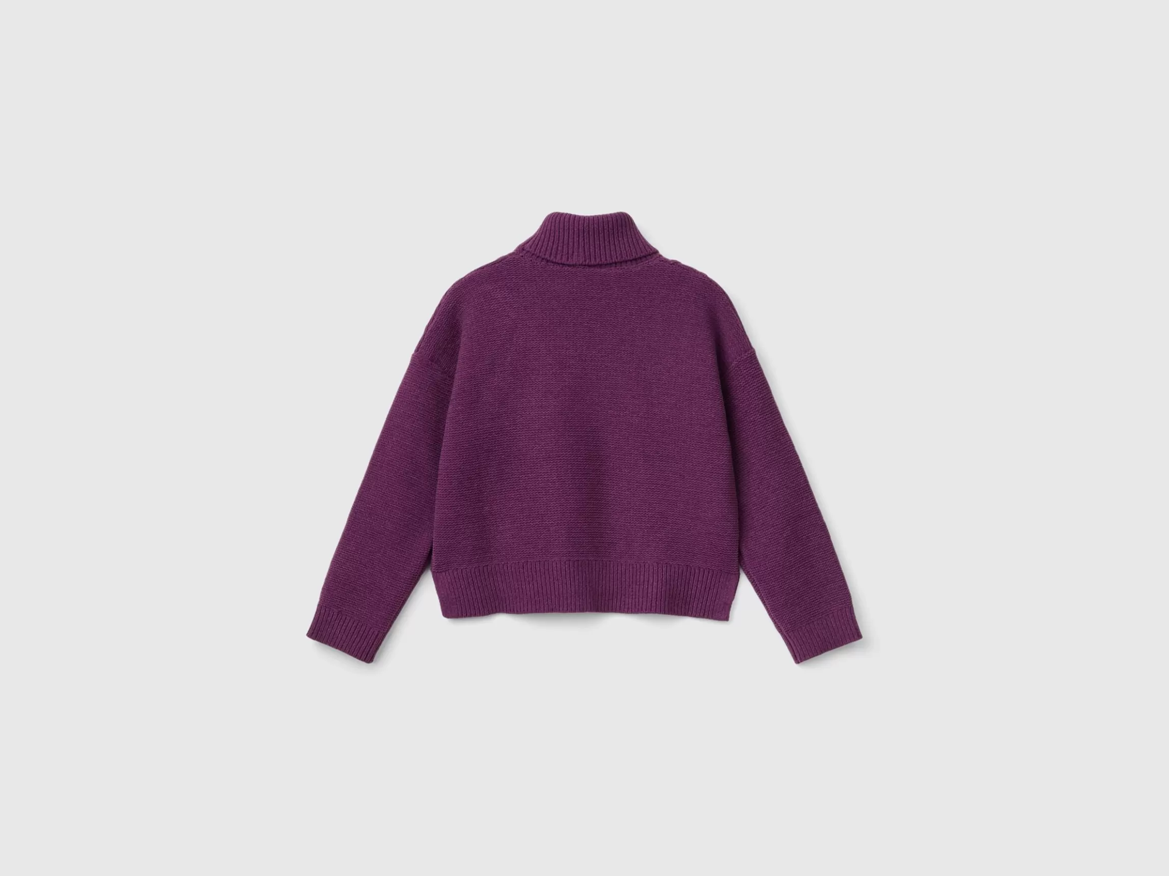 United Colors of Benetton Turtleneck sweater with diamonds