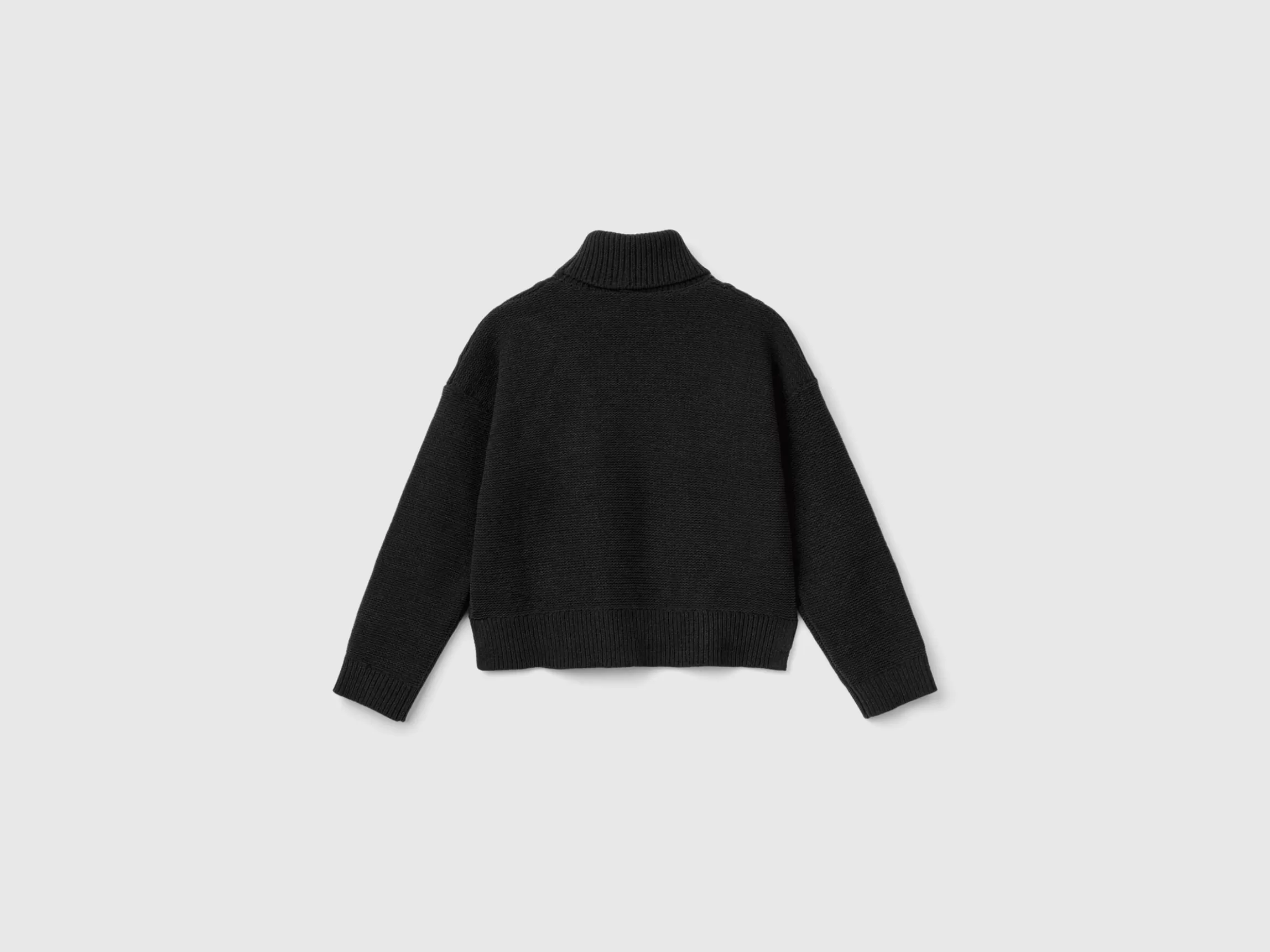 United Colors of Benetton Turtleneck sweater with diamonds