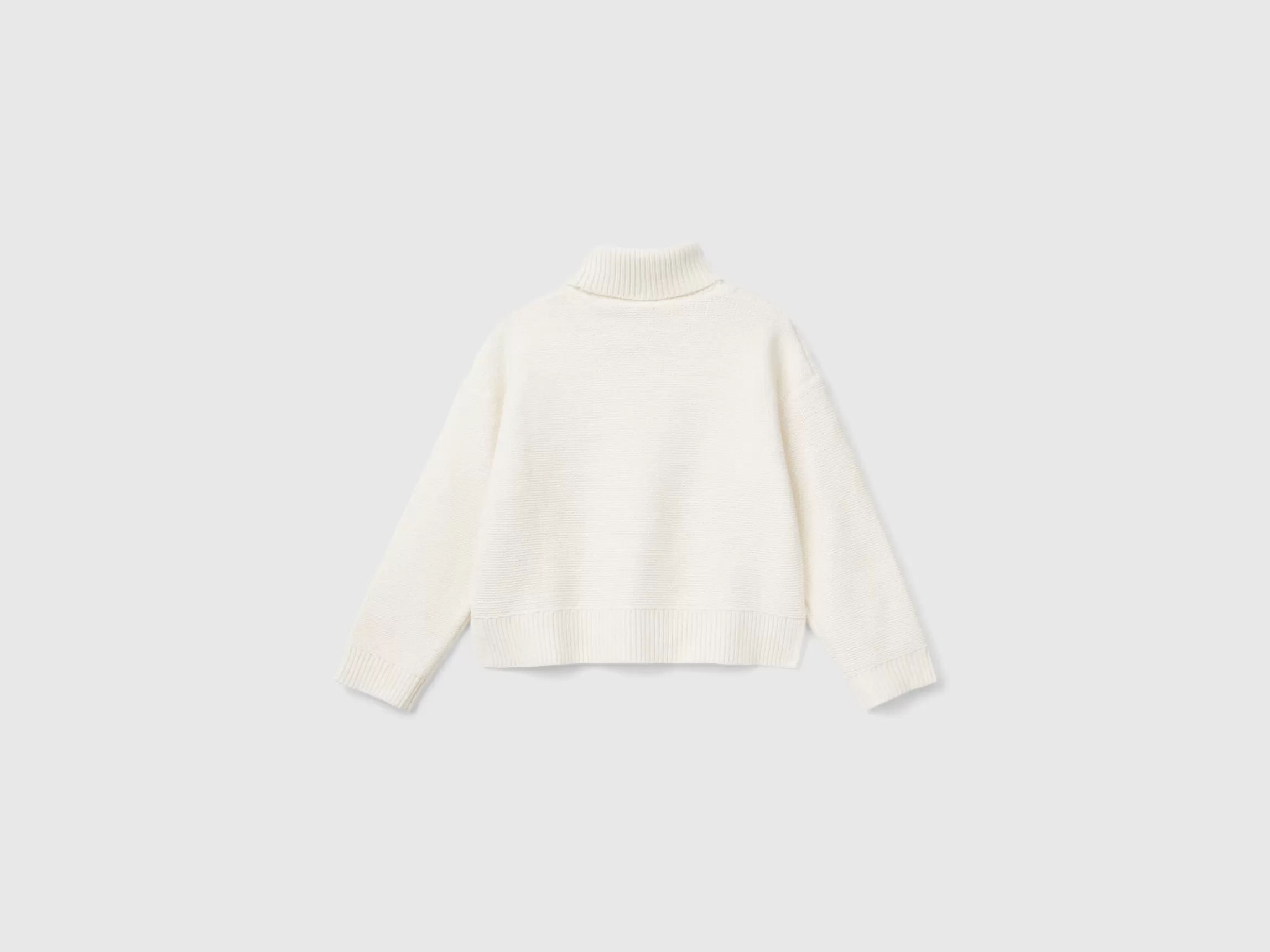 United Colors of Benetton Turtleneck sweater with diamonds