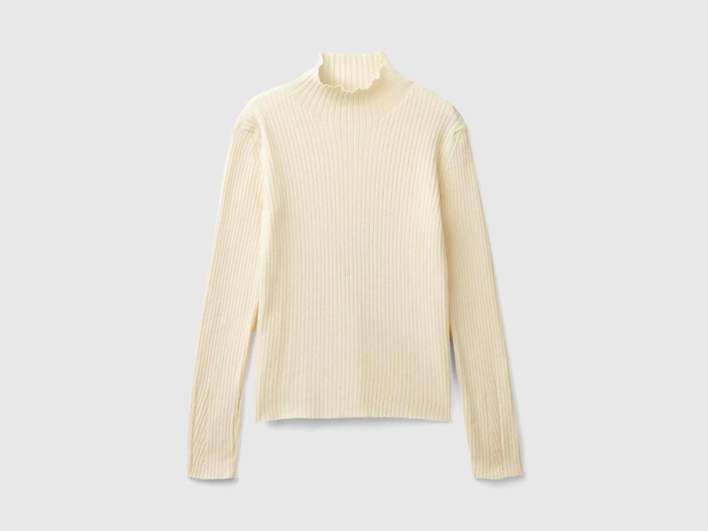 United Colors of Benetton Turtleneck t-shirt in cotton blend