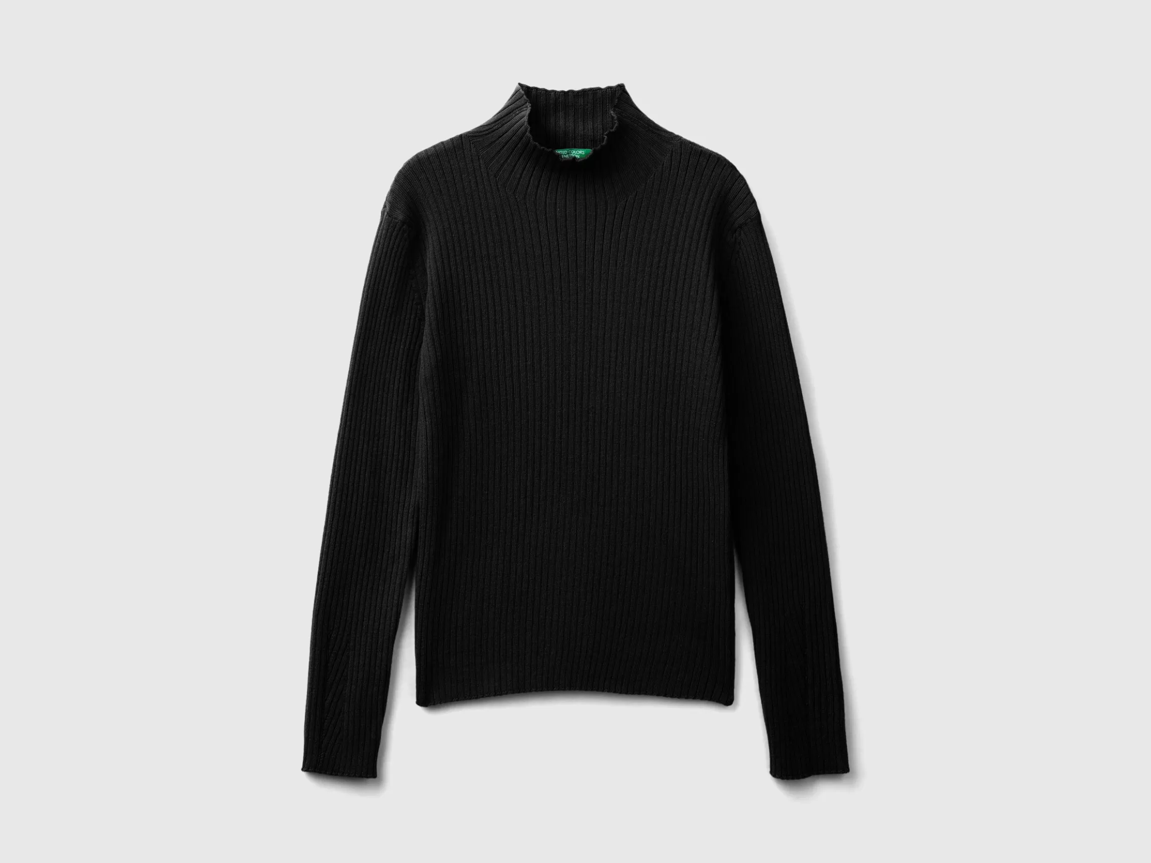 United Colors of Benetton Turtleneck t-shirt in cotton blend