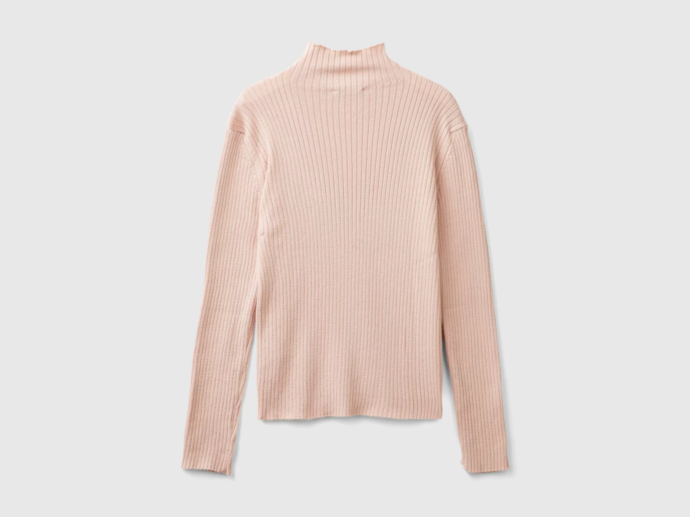 United Colors of Benetton Turtleneck t-shirt in cotton blend