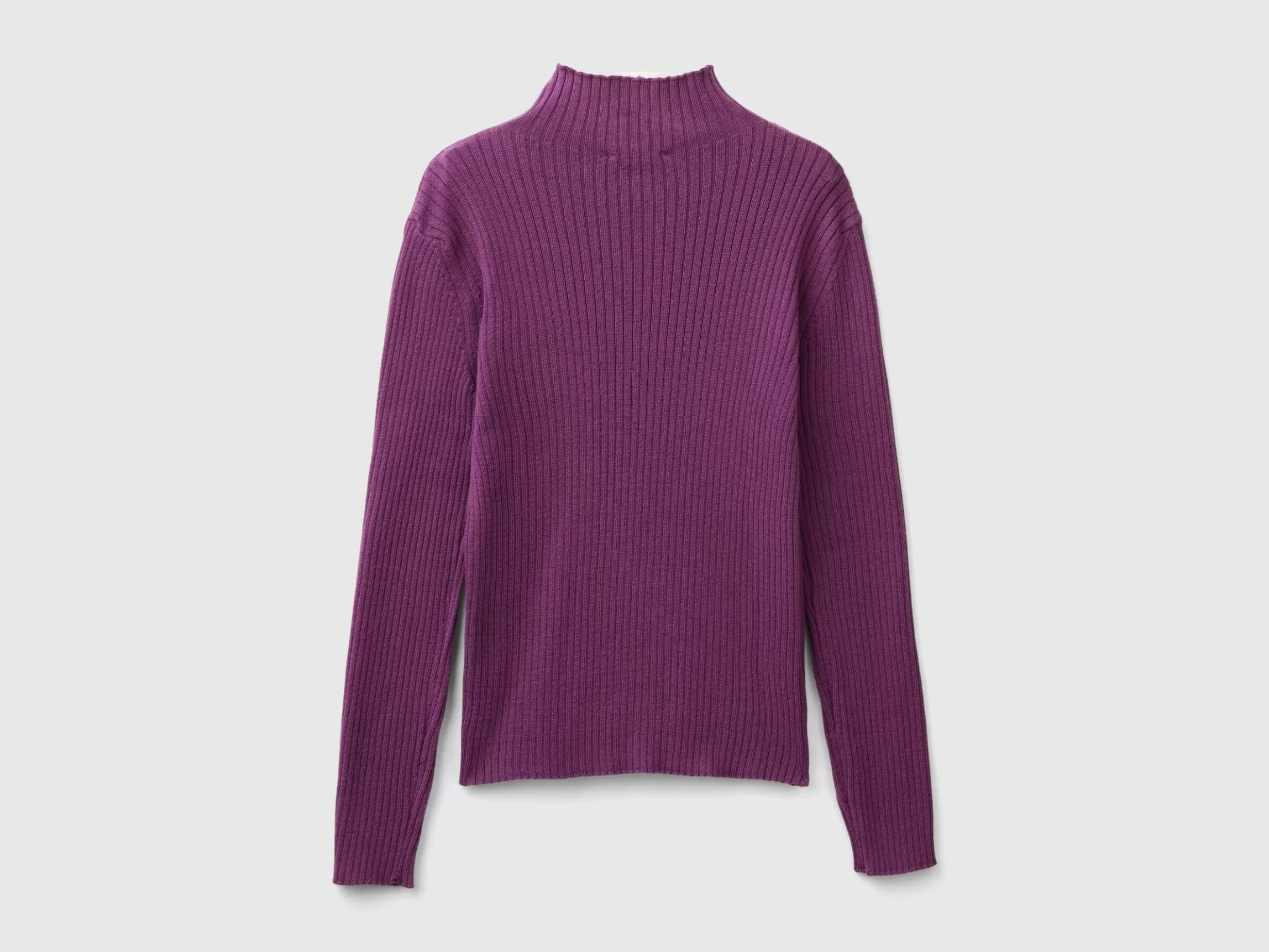 United Colors of Benetton Turtleneck t-shirt in cotton blend