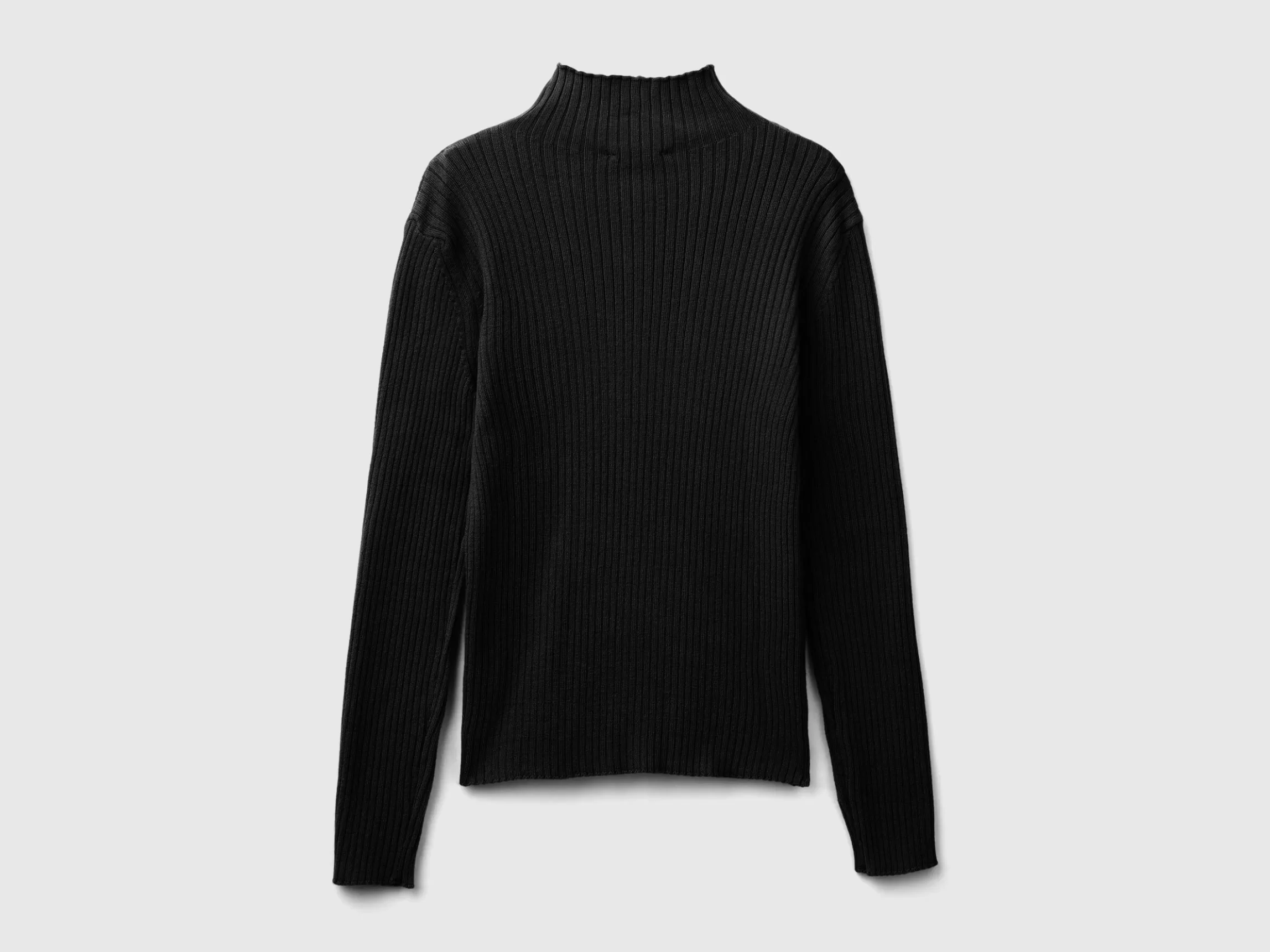 United Colors of Benetton Turtleneck t-shirt in cotton blend