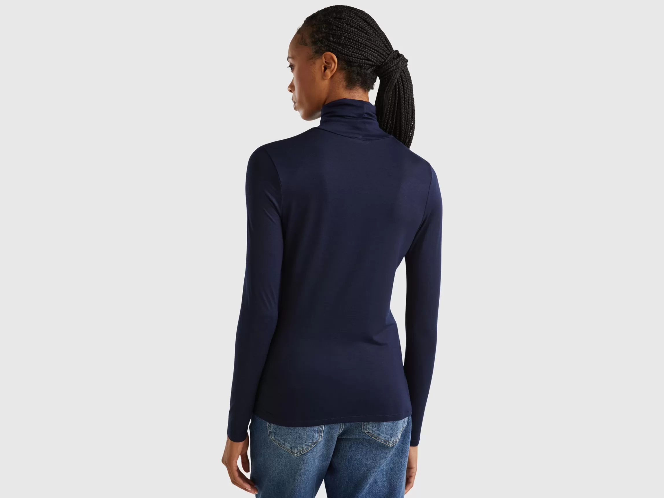 United Colors of Benetton Turtleneck t-shirt in stretch viscose