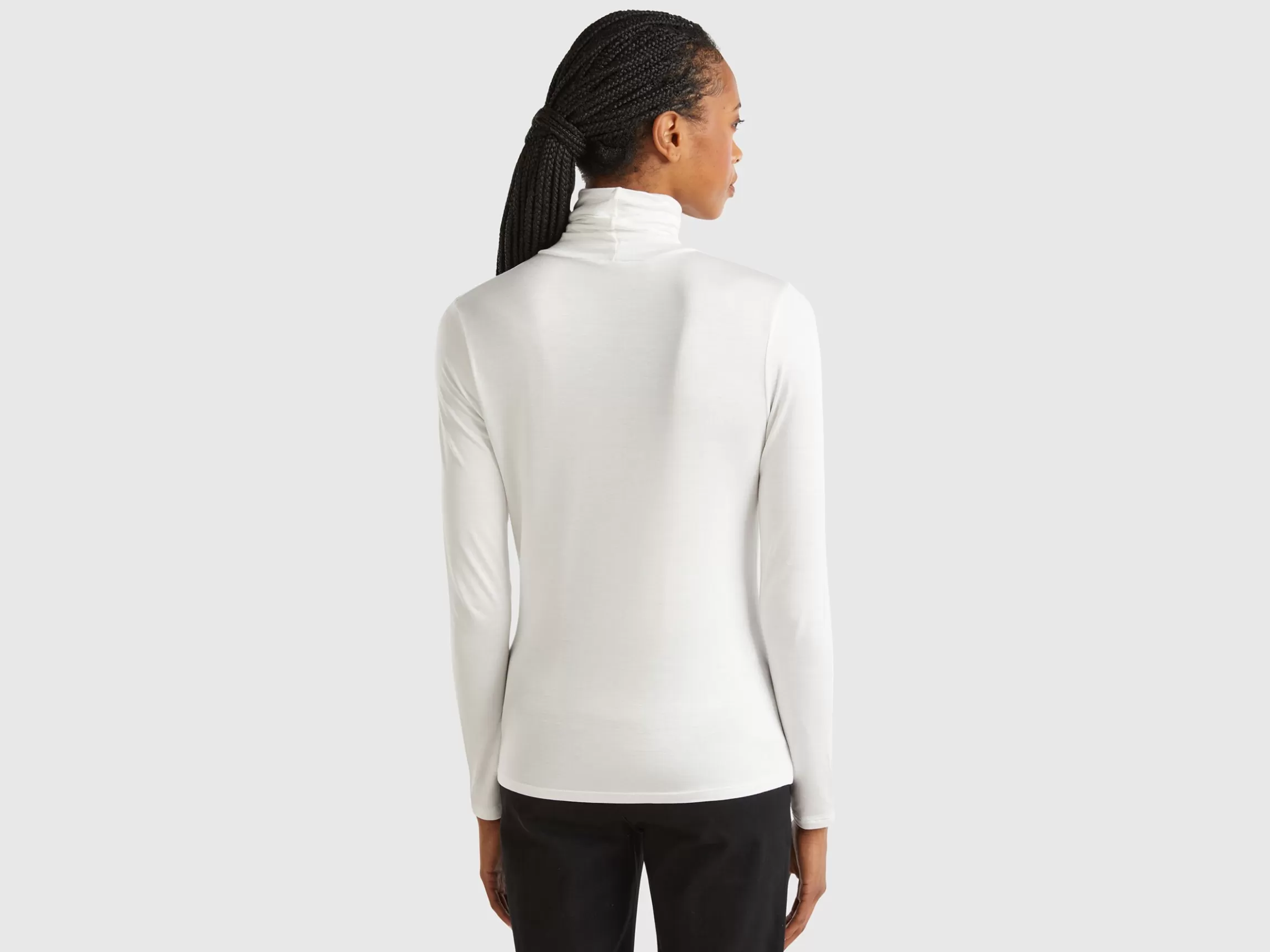 United Colors of Benetton Turtleneck t-shirt in stretch viscose