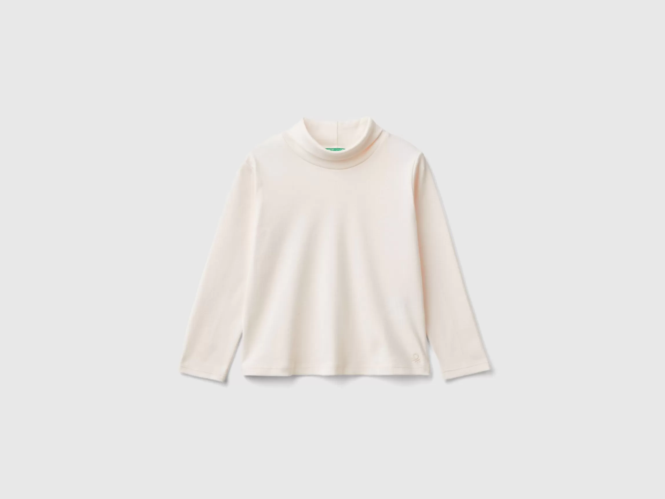 United Colors of Benetton Turtleneck t-shirt in warm organic cotton