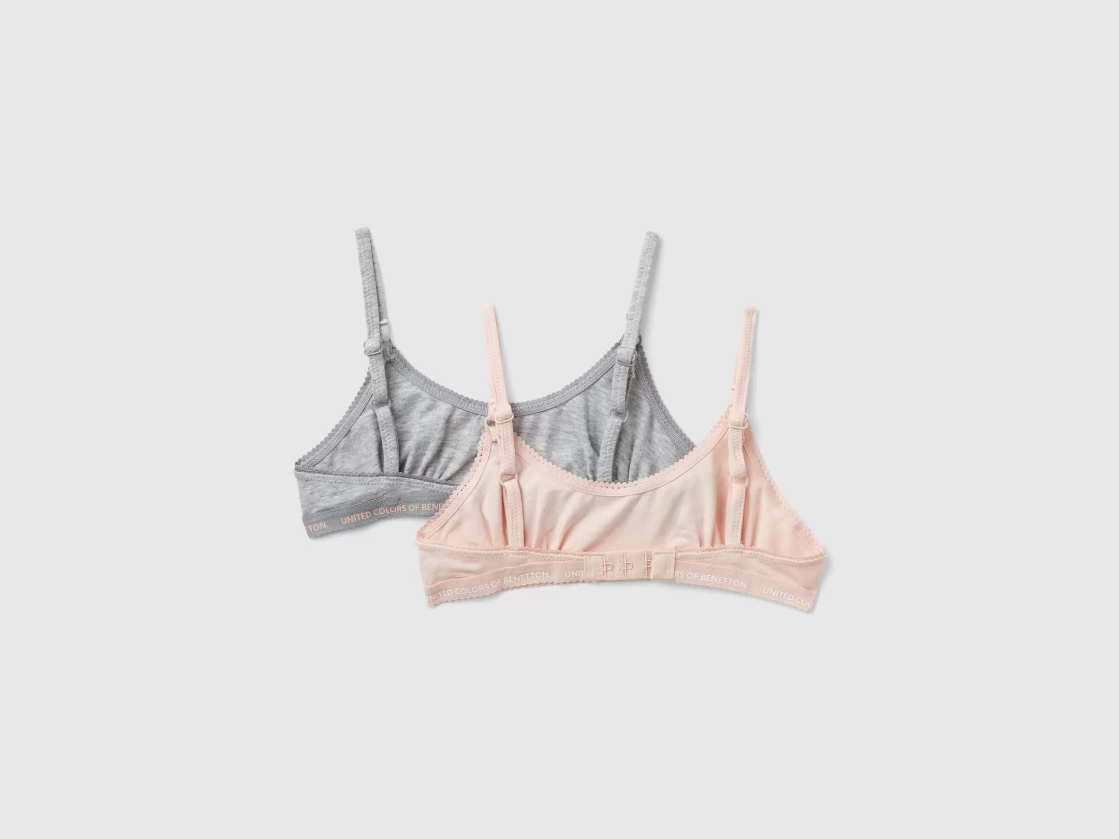 United Colors of Benetton Two bras in stretch cotton