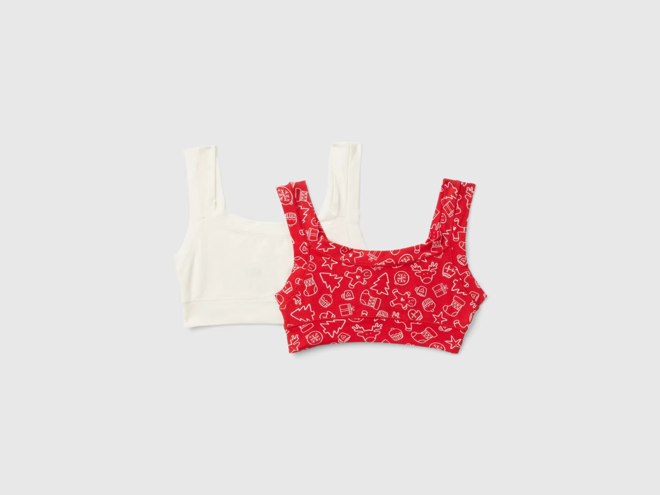 United Colors of Benetton Two bras in super stretch cotton