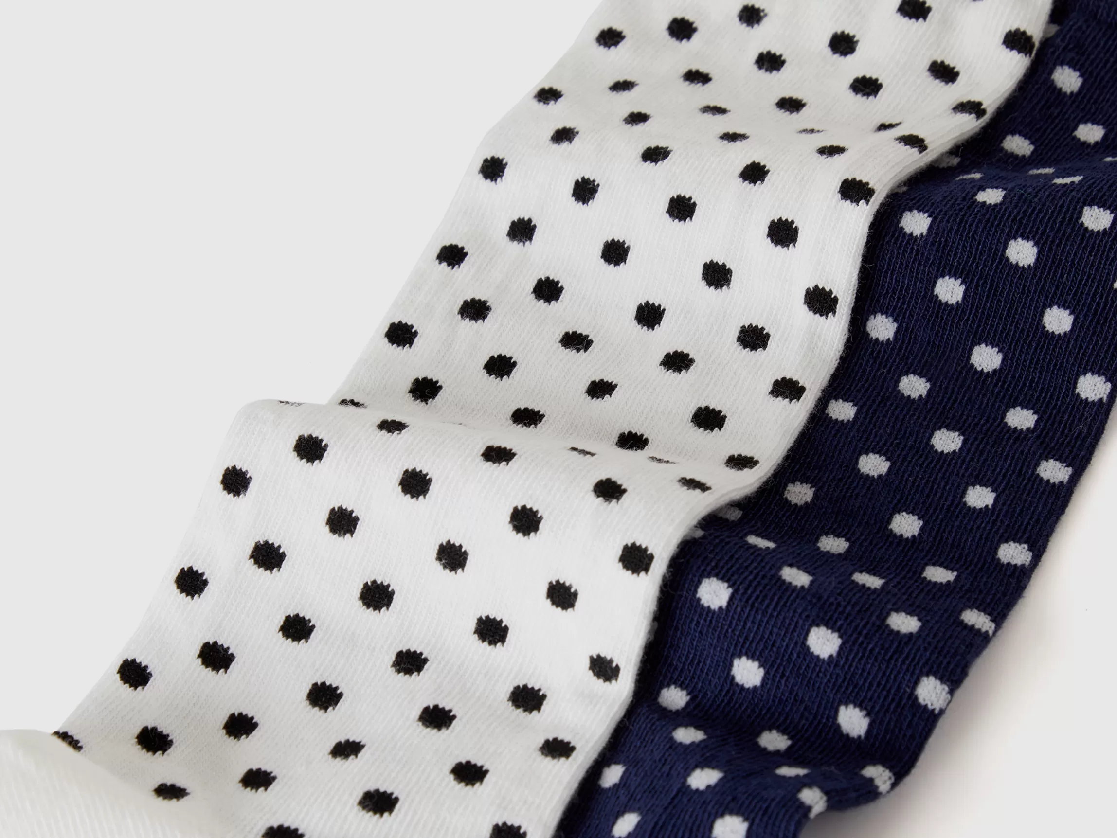United Colors of Benetton Two pairs of polka dot socks