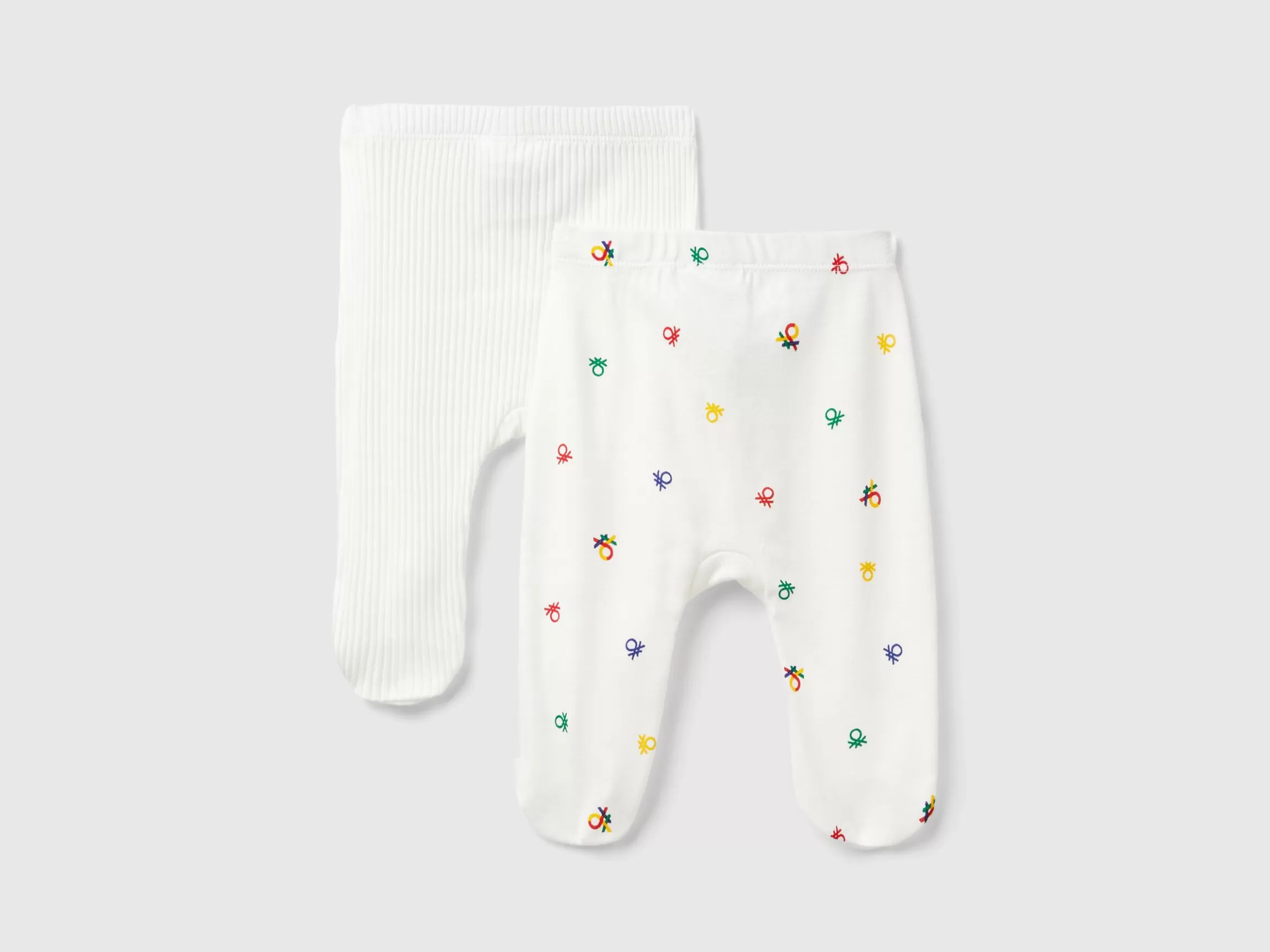 United Colors of Benetton Two pairs of trousers in organic cotton