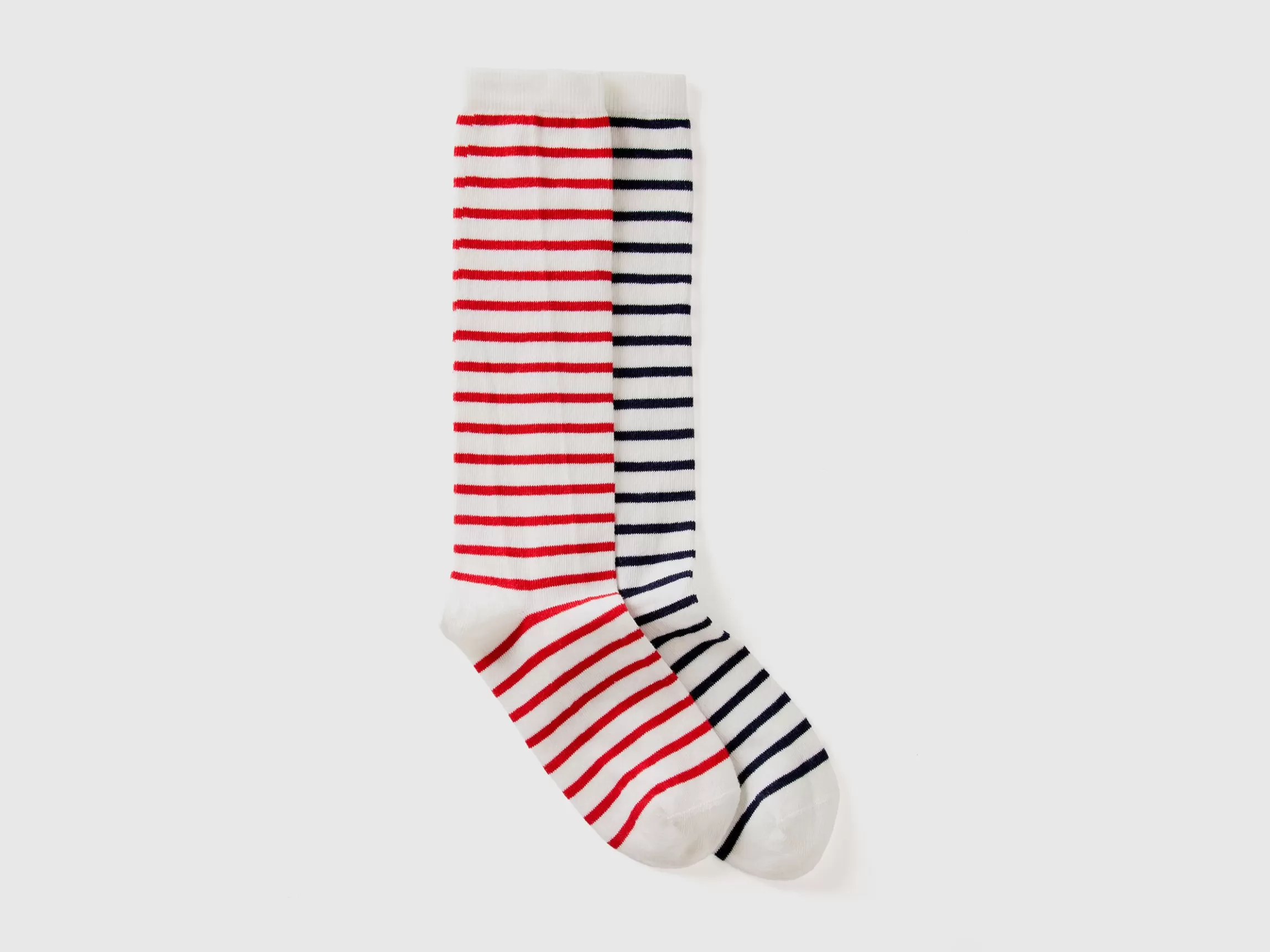 United Colors of Benetton Two pairs of two-tone striped socks