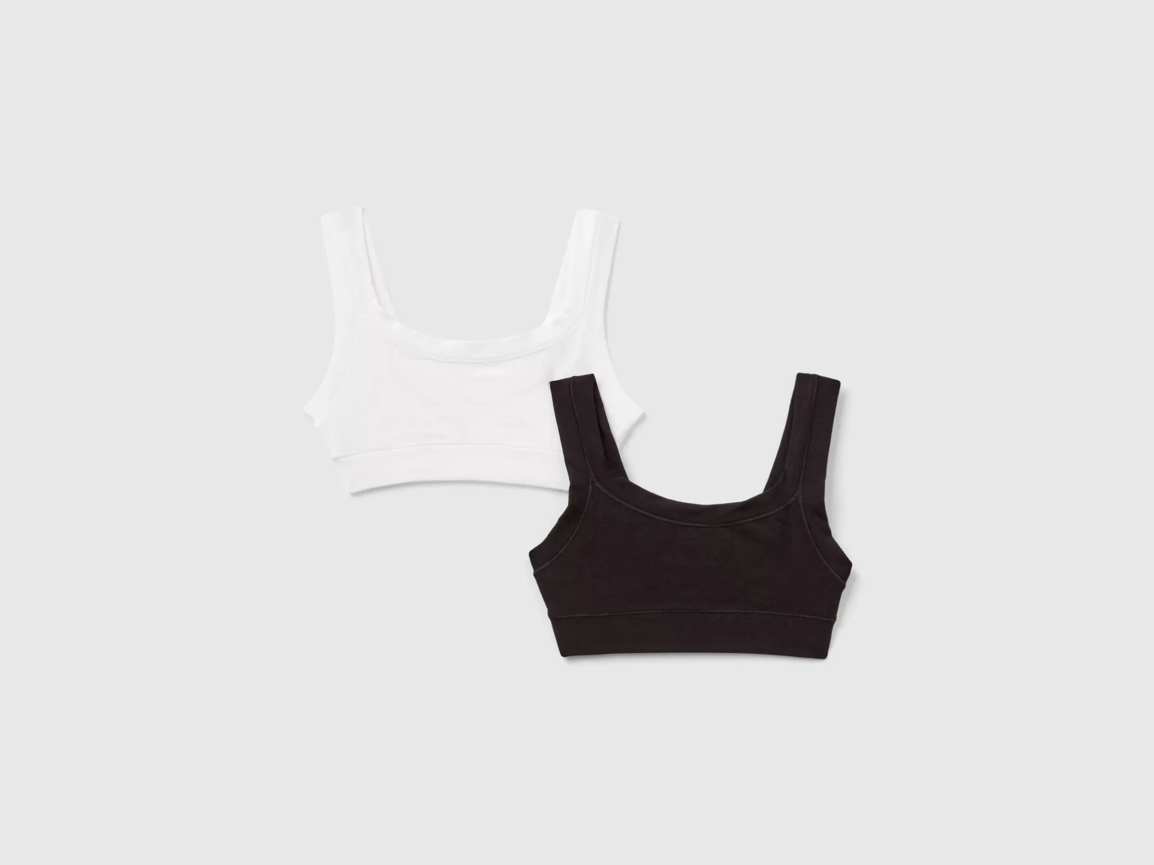 United Colors of Benetton Two super stretch organic cotton tops