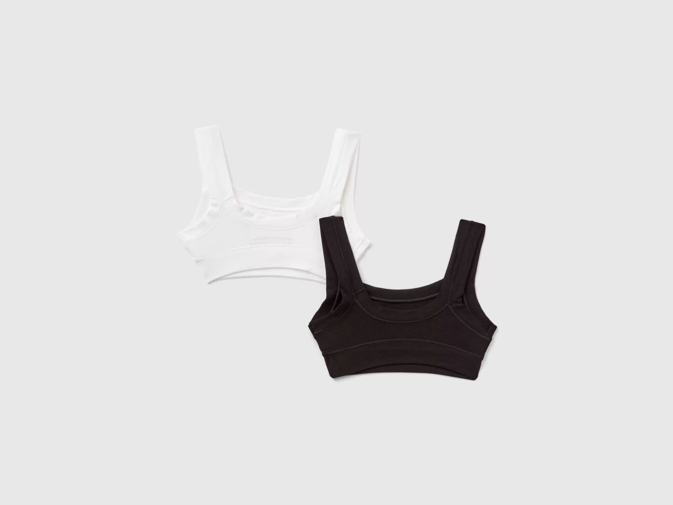 United Colors of Benetton Two super stretch organic cotton tops