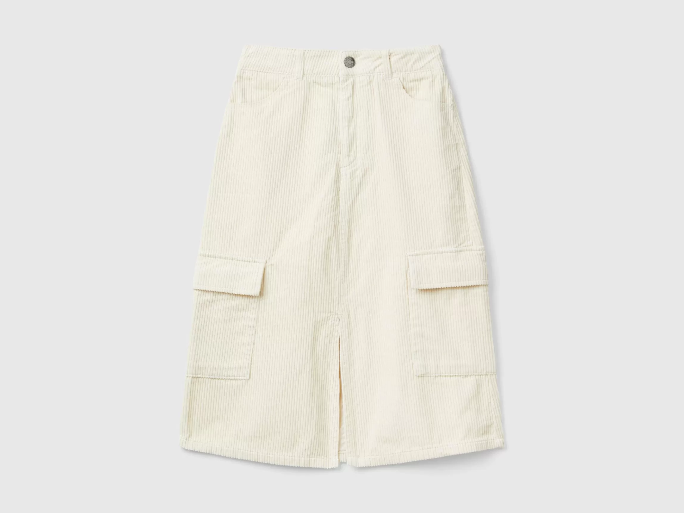 United Colors of Benetton Velvet cargo skirt