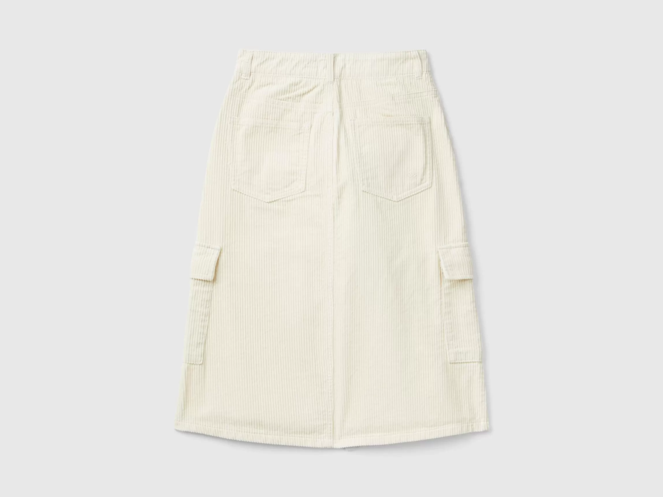 United Colors of Benetton Velvet cargo skirt