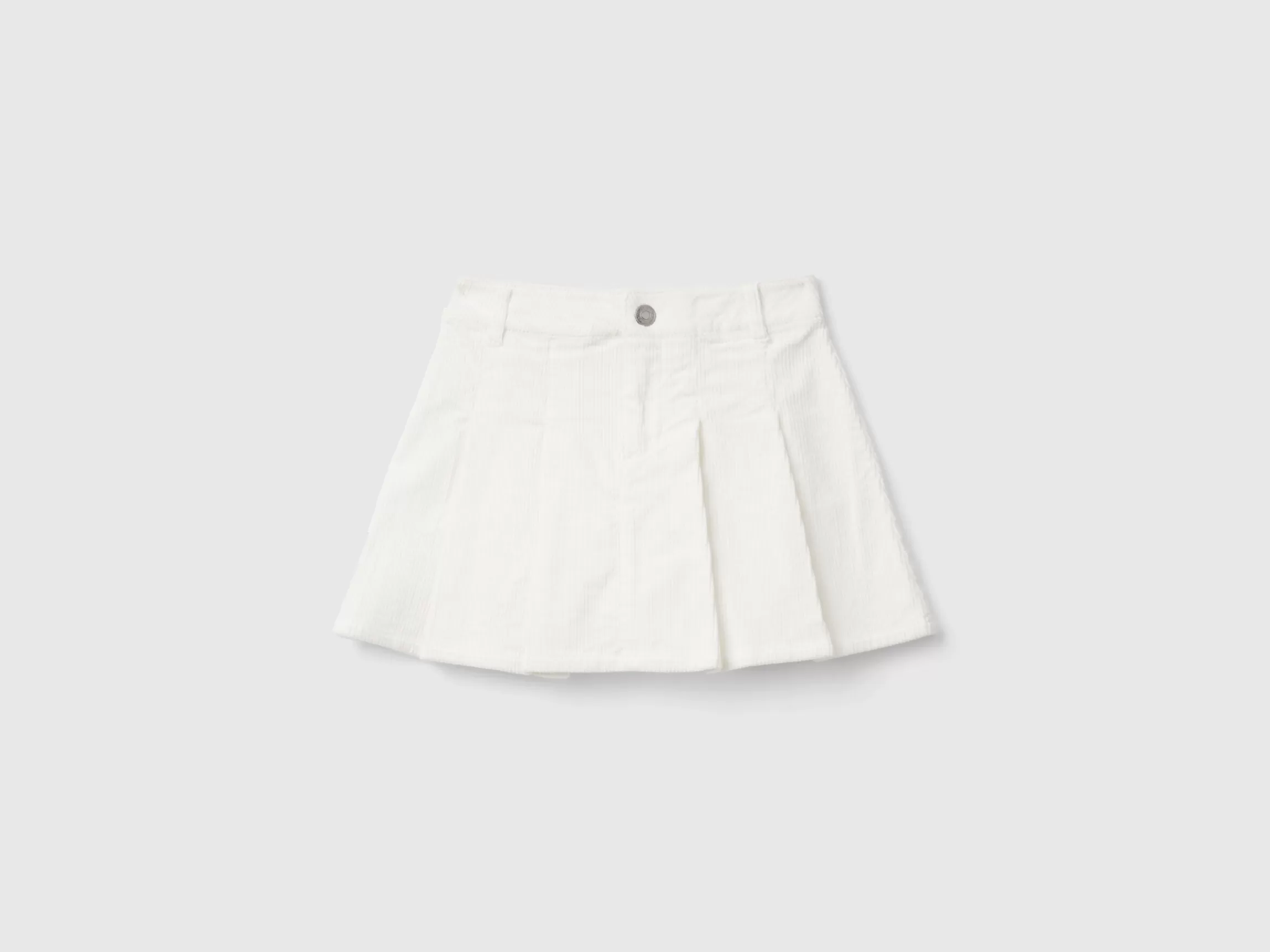 United Colors of Benetton Velvet pleated mini skirt