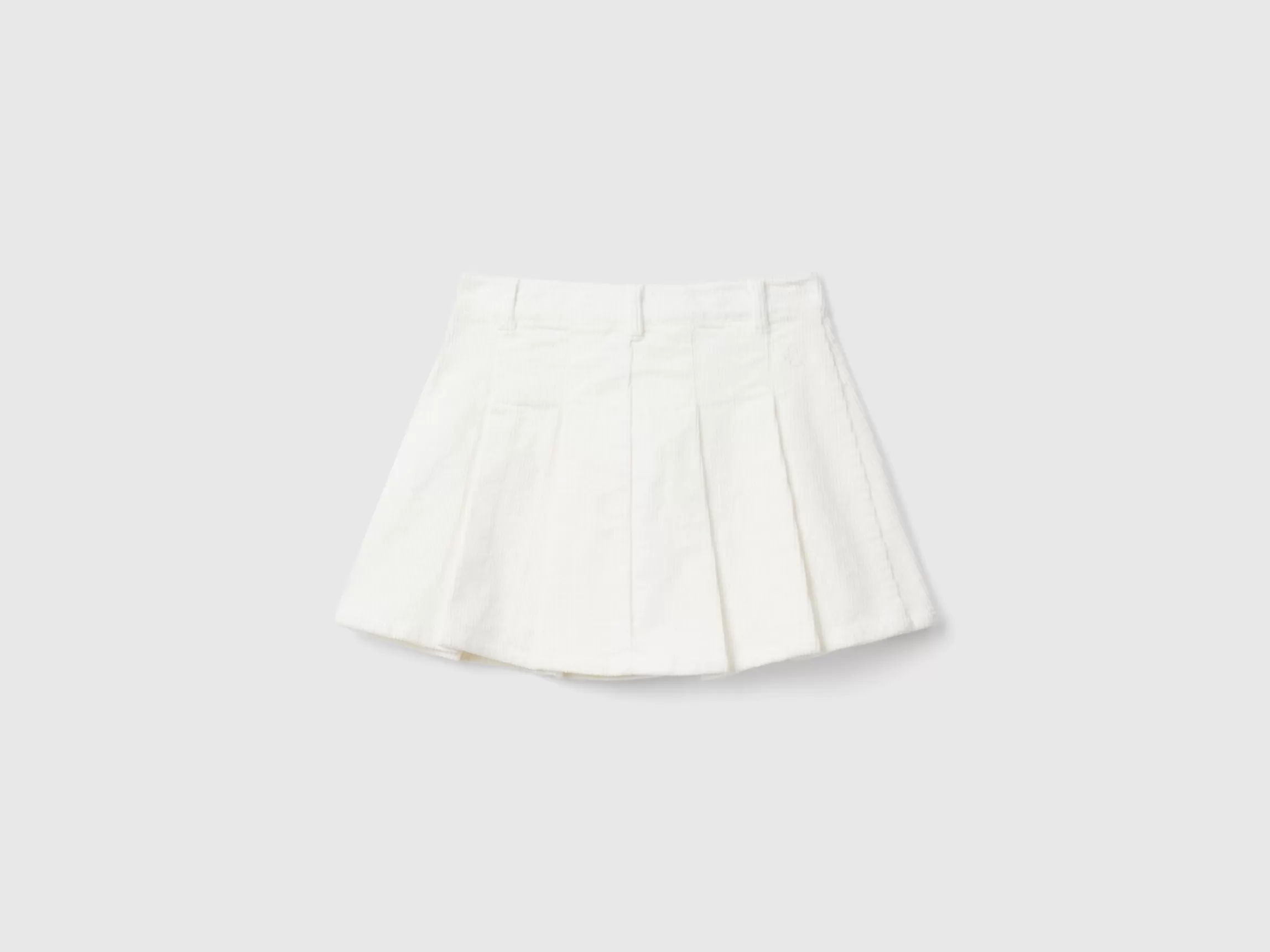 United Colors of Benetton Velvet pleated mini skirt