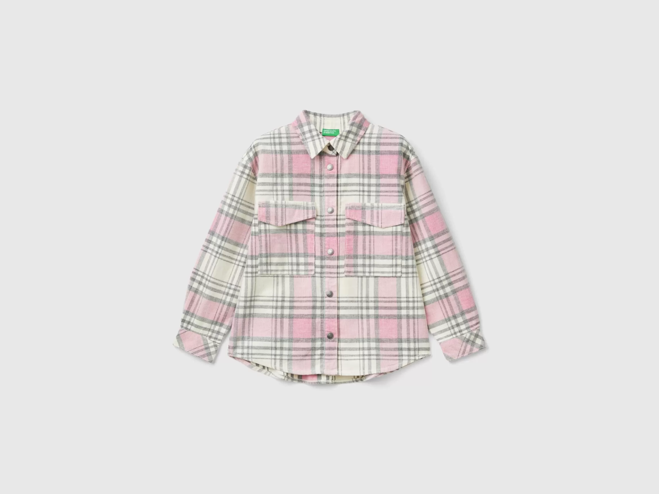 United Colors of Benetton Velvet Tartan Shirt
