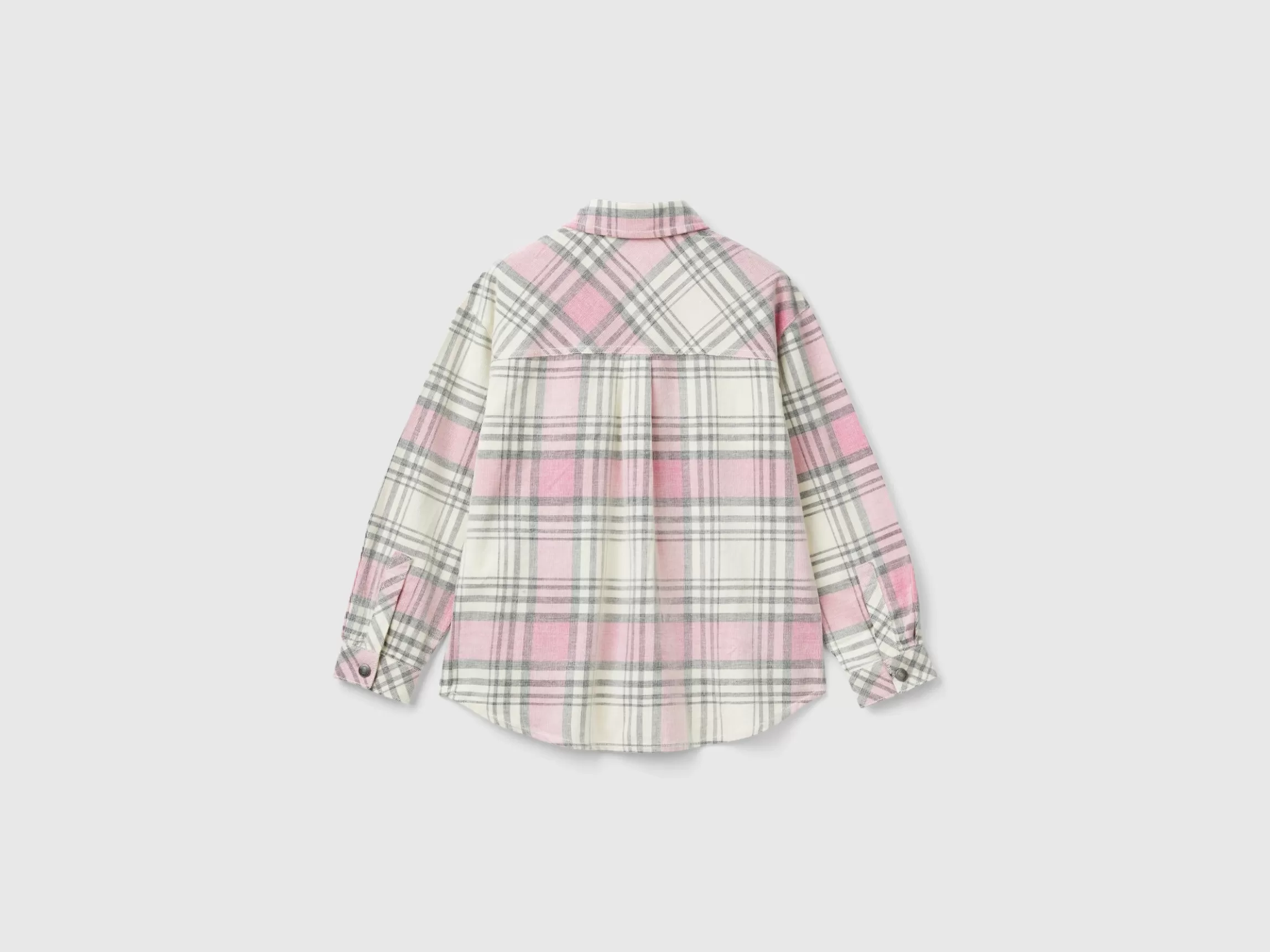 United Colors of Benetton Velvet Tartan Shirt
