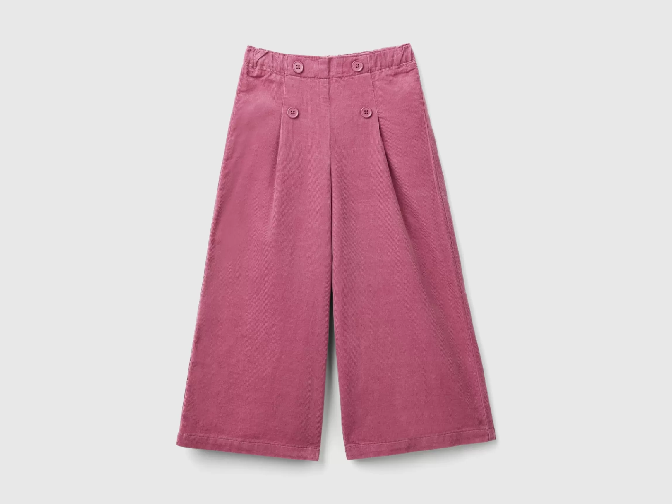 United Colors of Benetton Velvet trousers with buttons