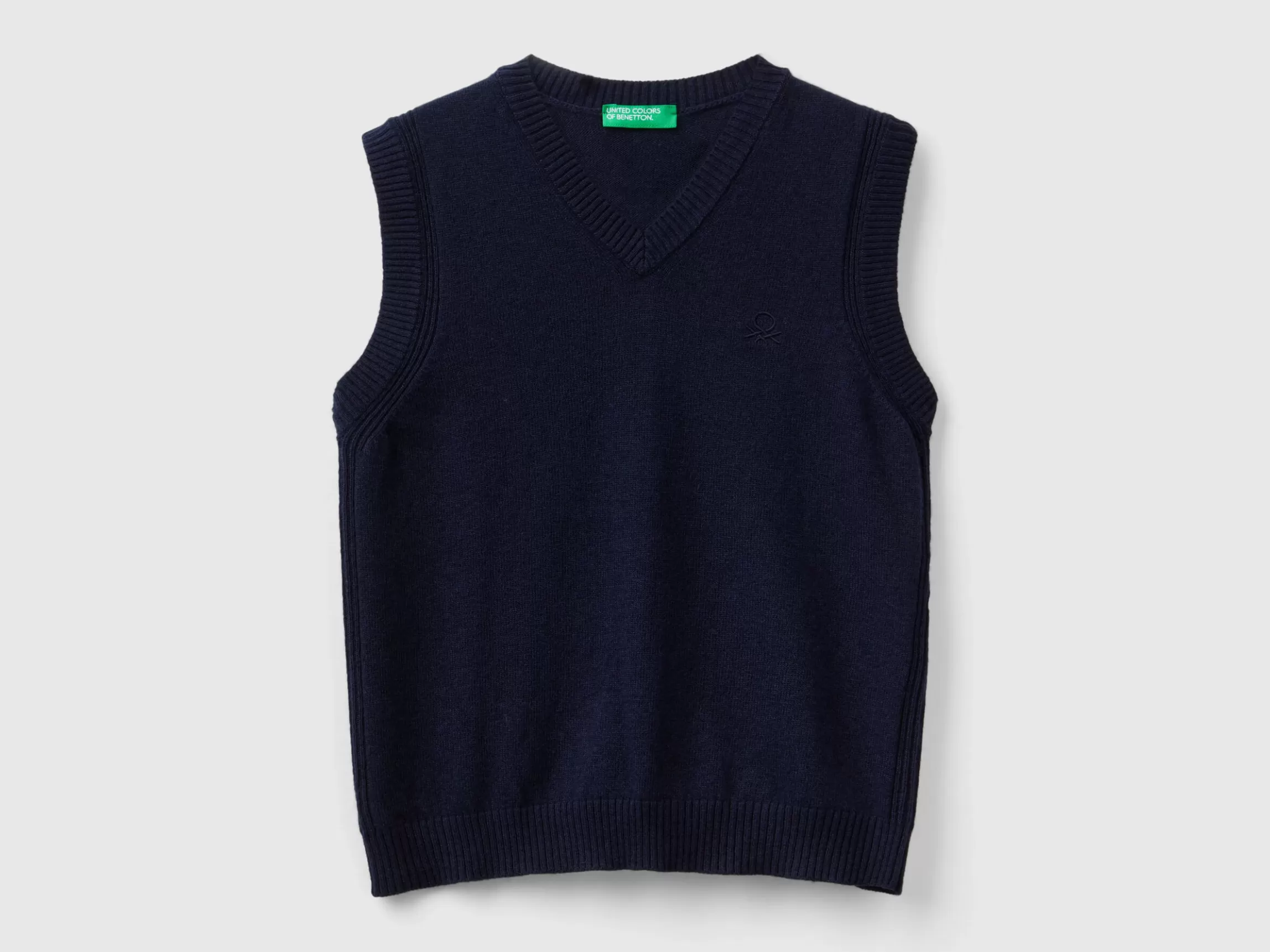 United Colors of Benetton Vest in cashmere and wool blend