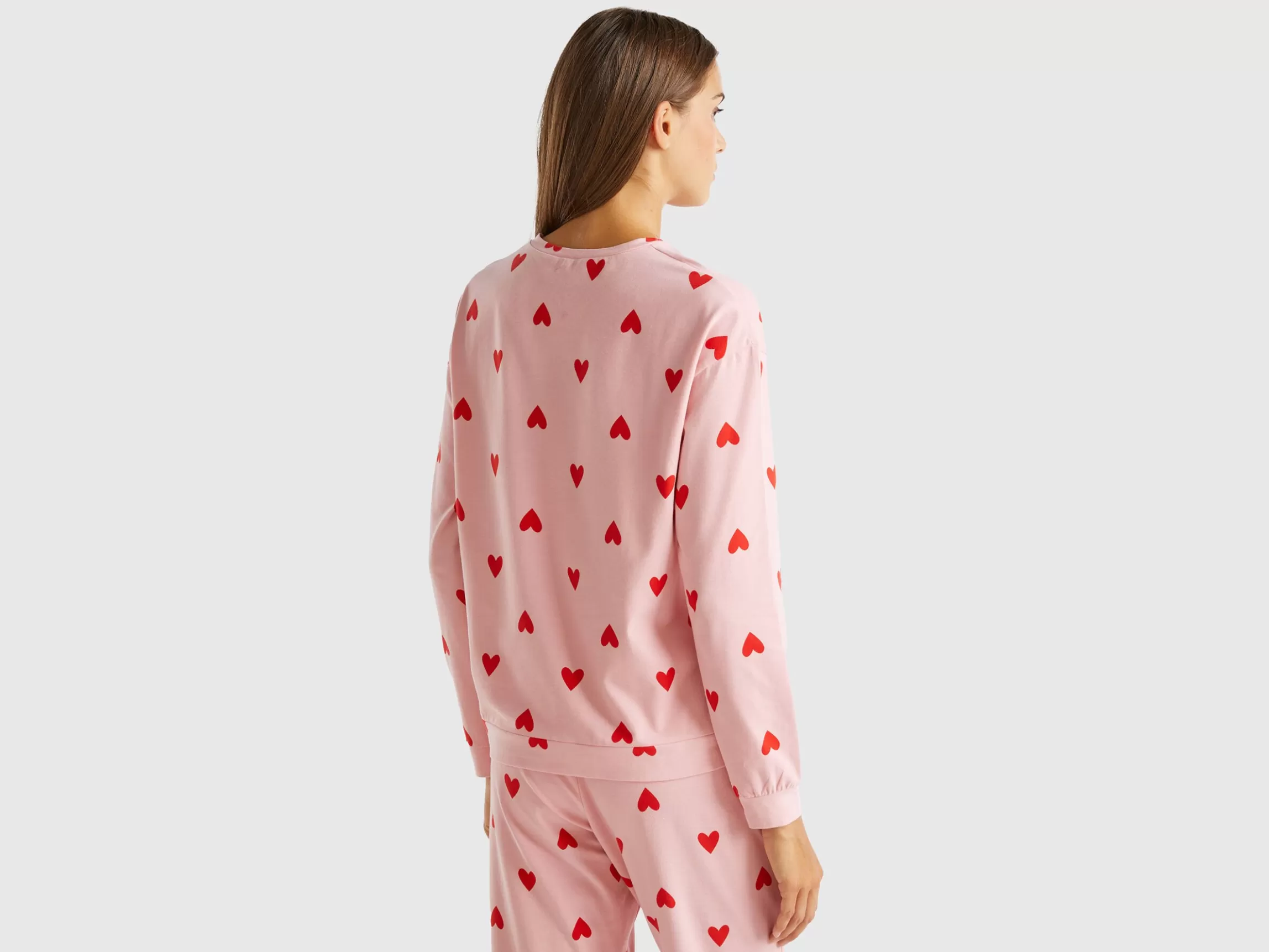 United Colors of Benetton Warm cotton t-shirt with hearts