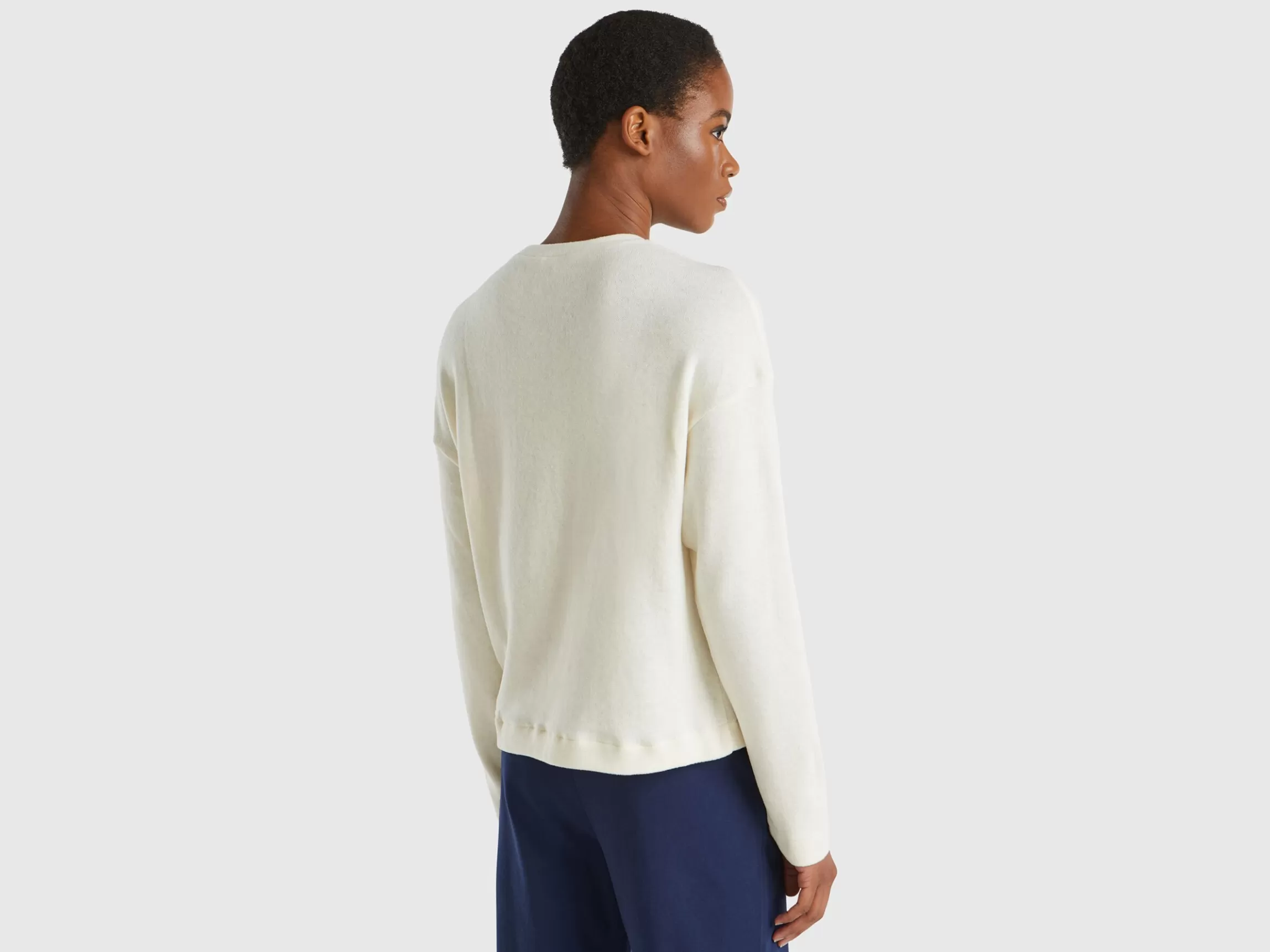 United Colors of Benetton Warm stretch cotton sweater