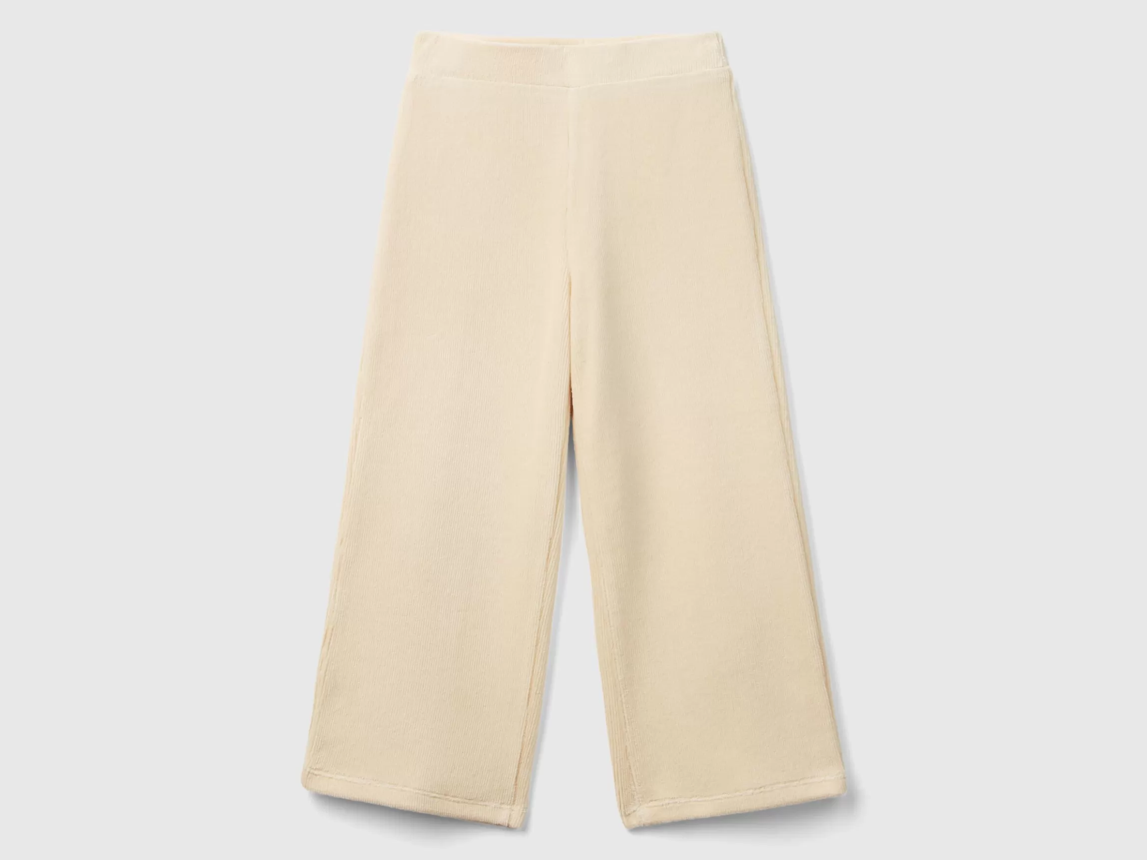 United Colors of Benetton Wide chenille trousers