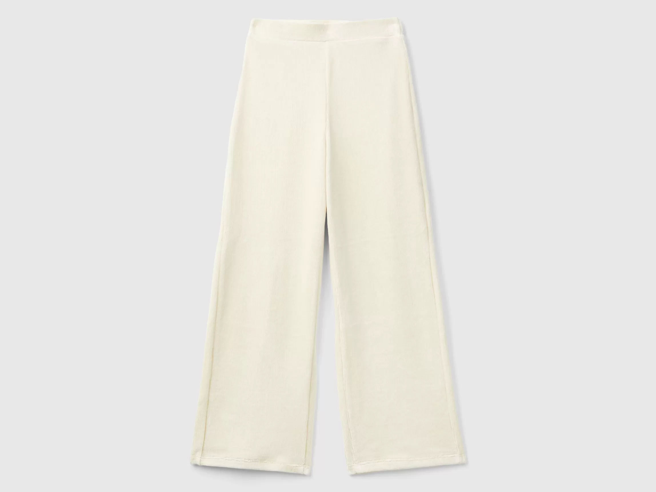 United Colors of Benetton Wide chenille trousers