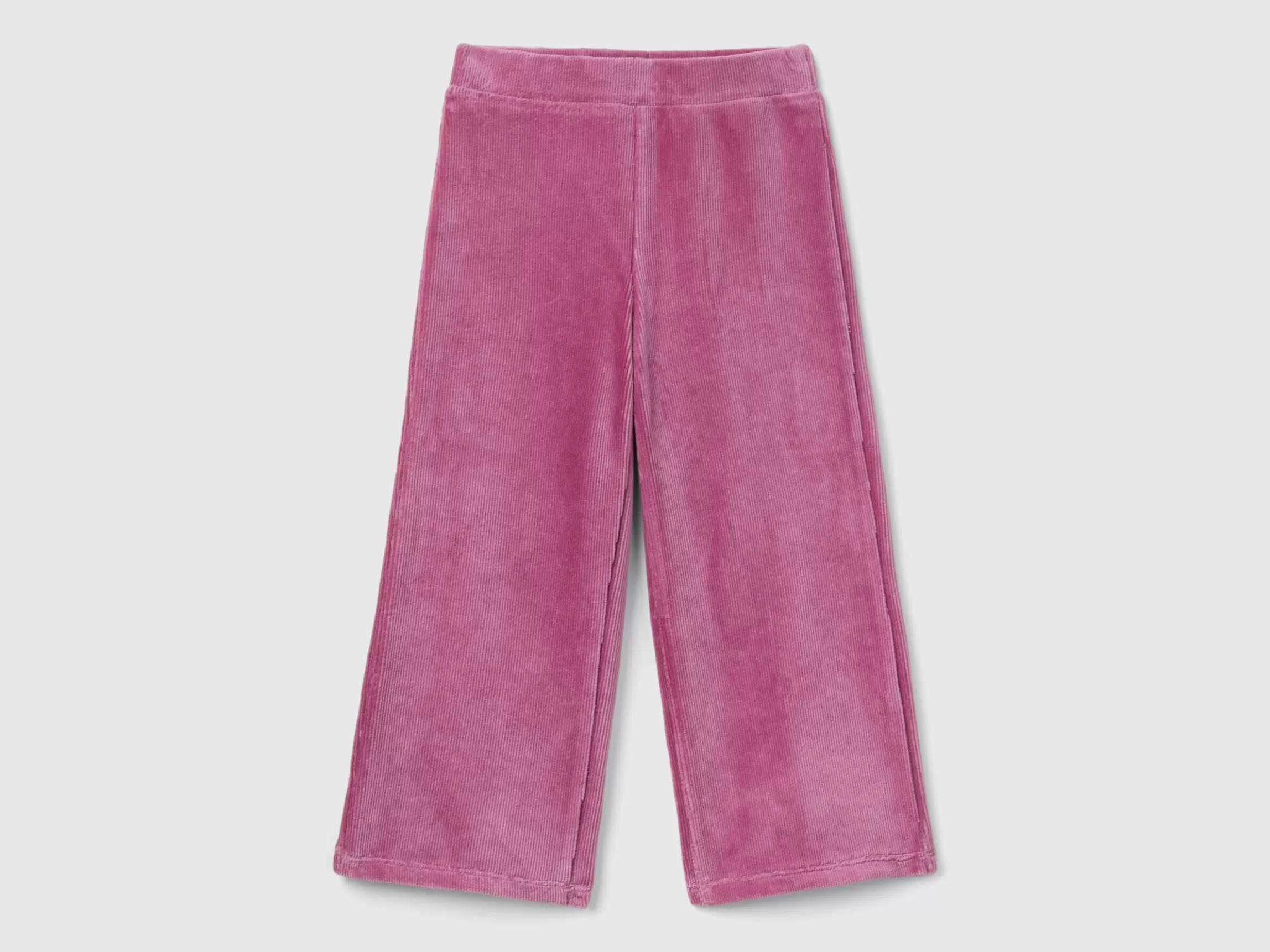 United Colors of Benetton Wide chenille trousers
