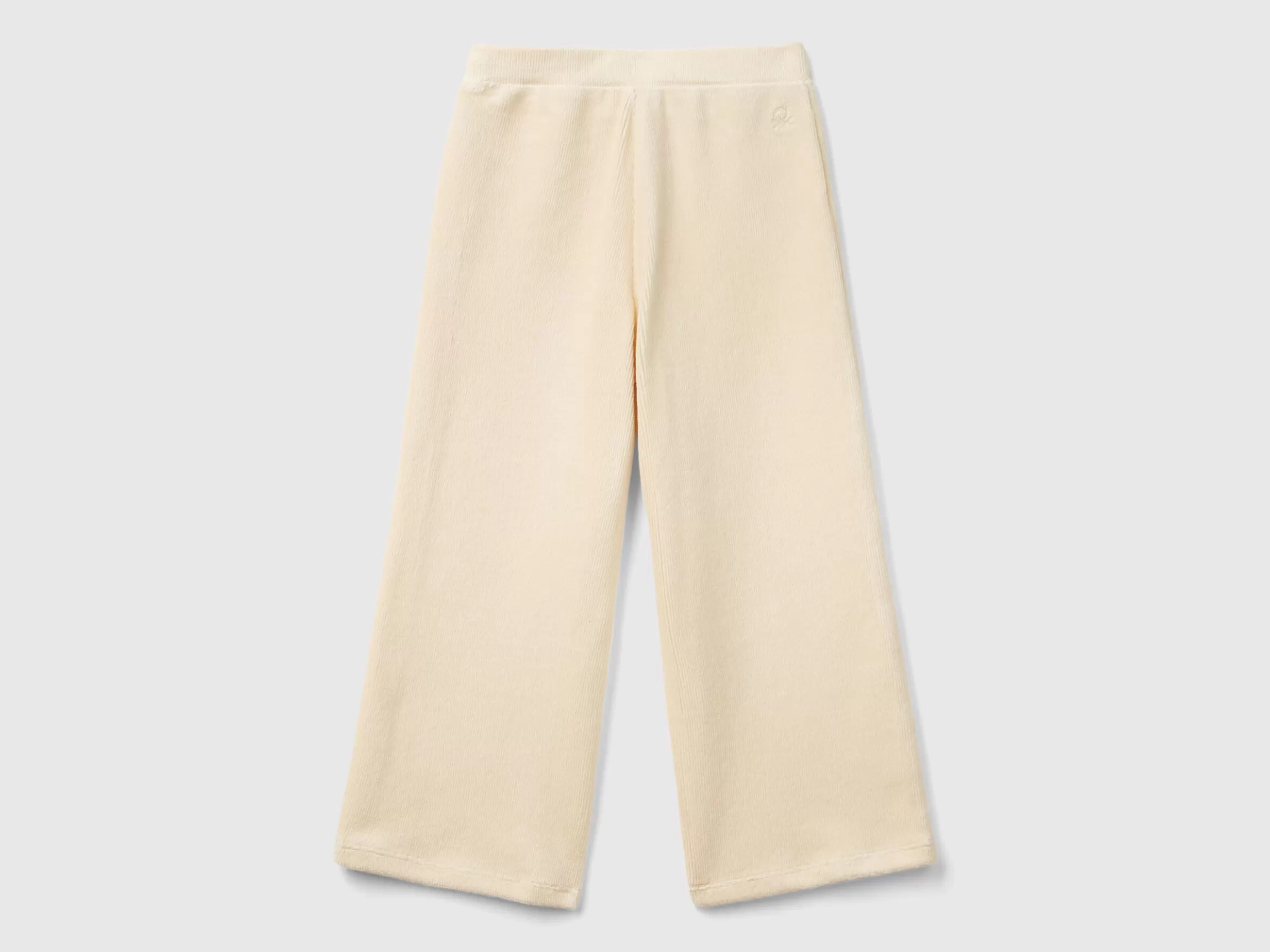 United Colors of Benetton Wide chenille trousers