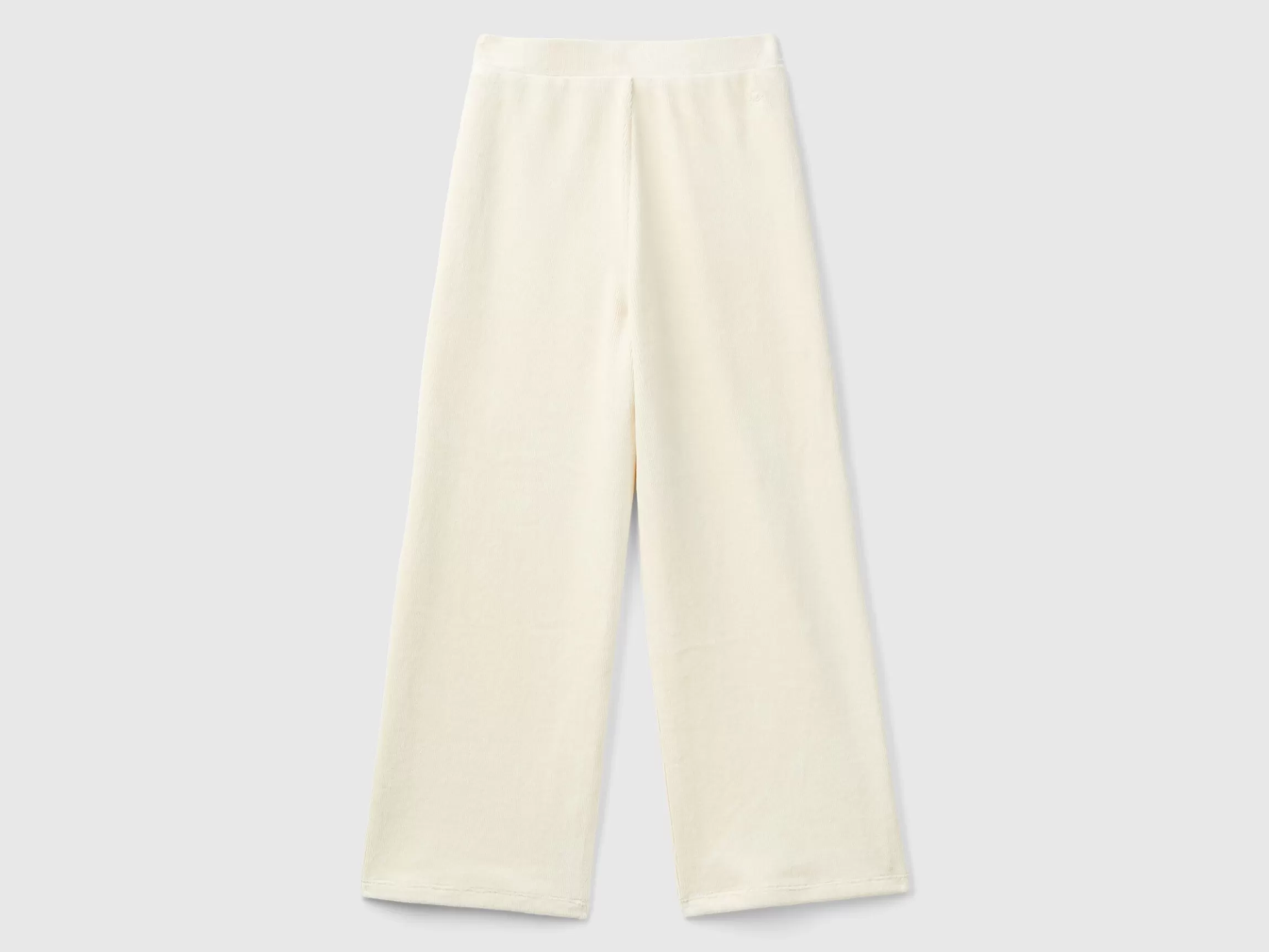 United Colors of Benetton Wide chenille trousers