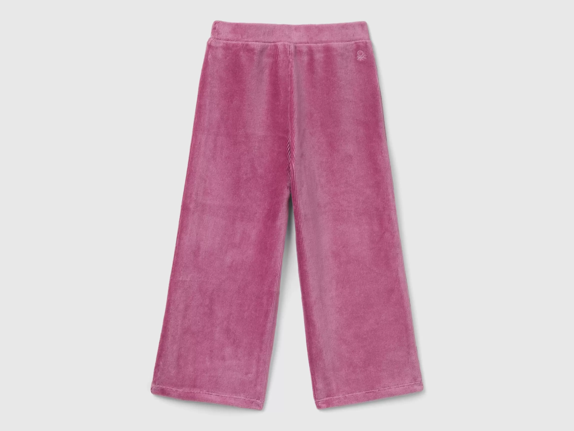United Colors of Benetton Wide chenille trousers