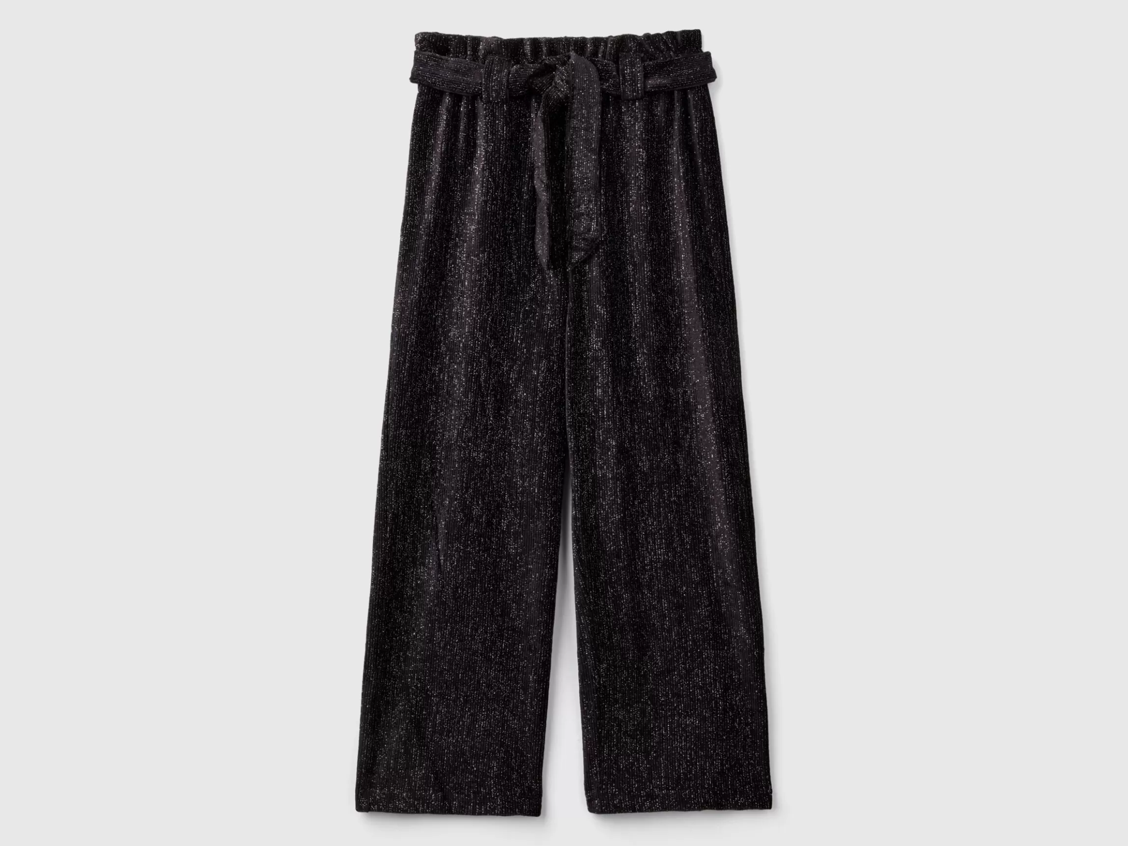 United Colors of Benetton Wide fit trousers with lurex