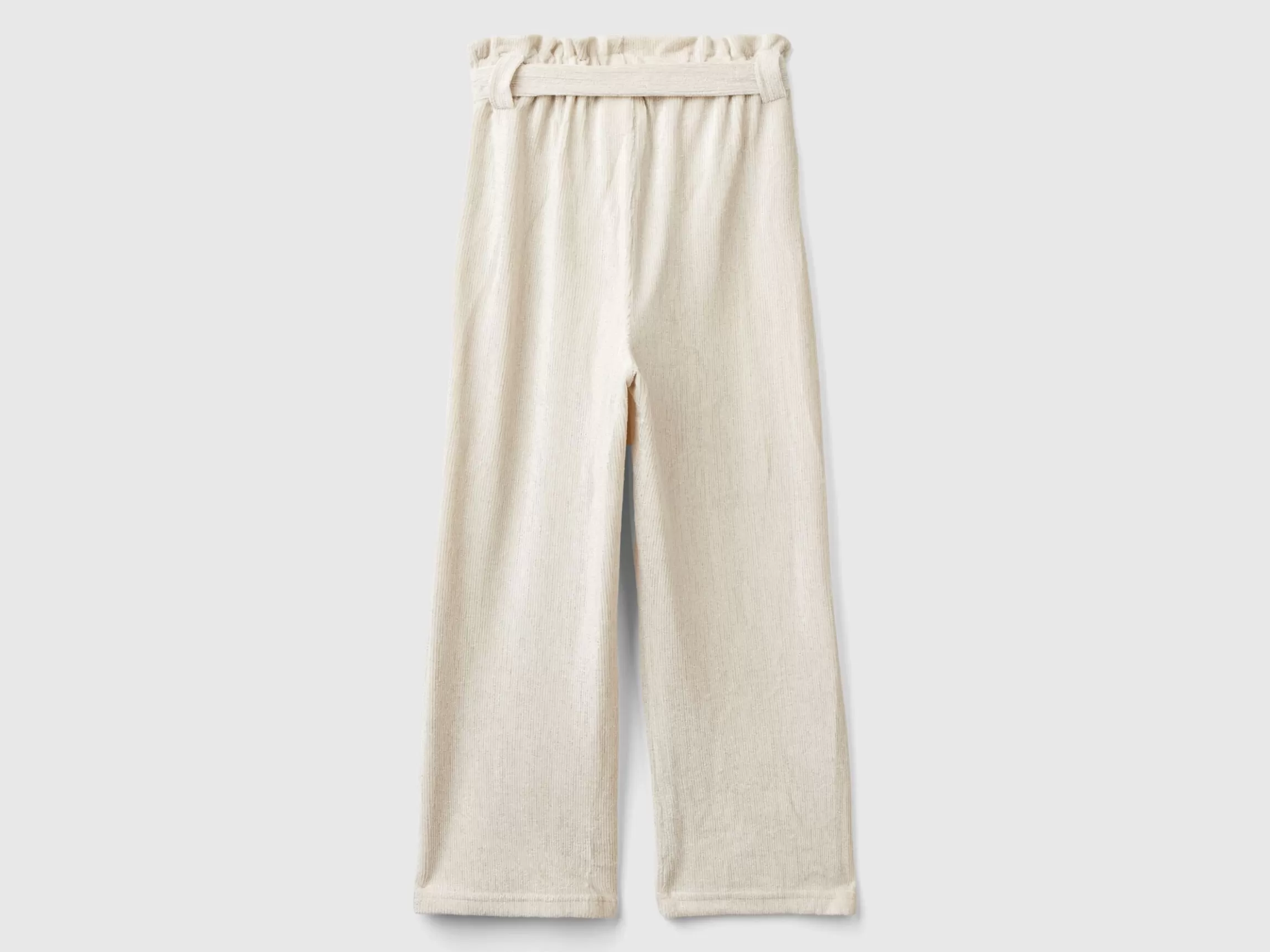 United Colors of Benetton Wide fit trousers with lurex