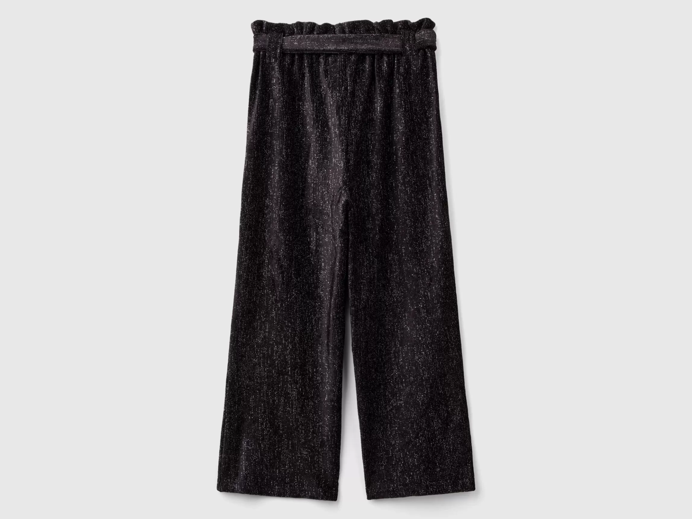 United Colors of Benetton Wide fit trousers with lurex