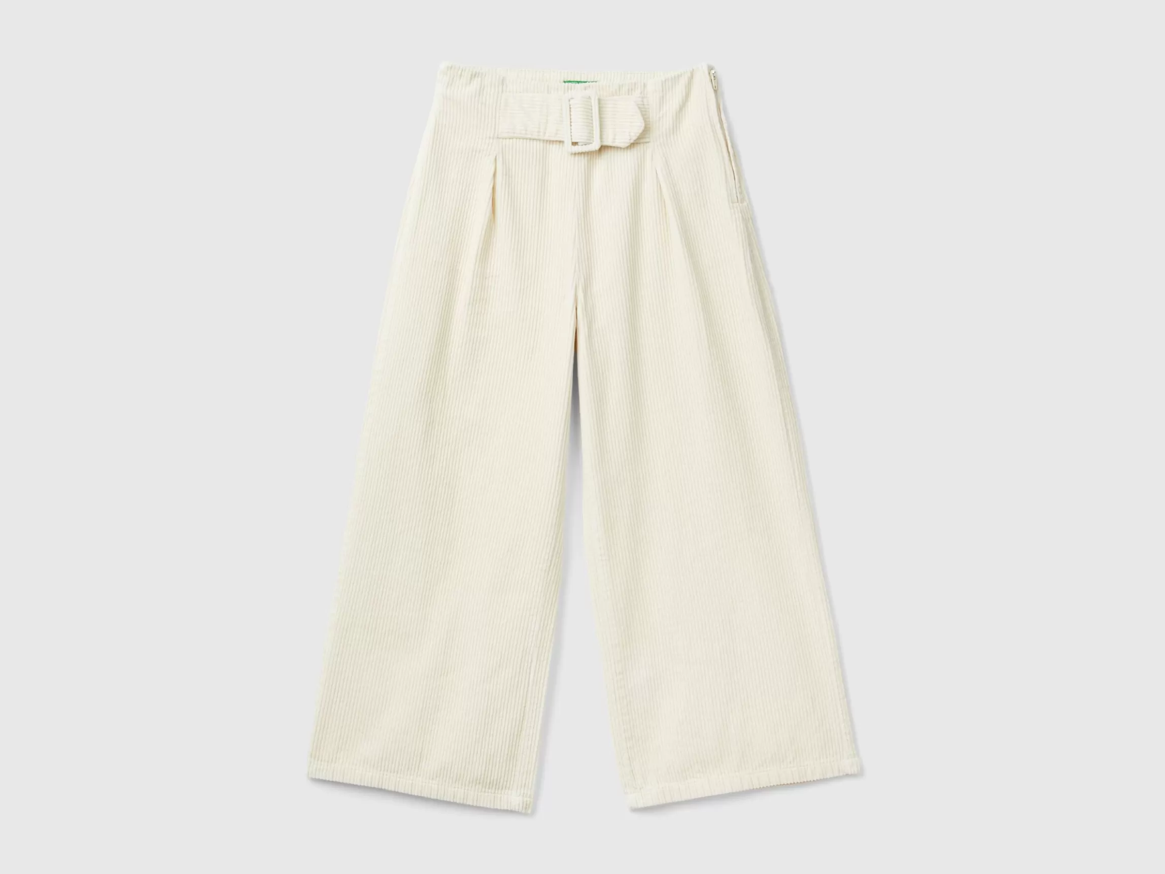 United Colors of Benetton Wide fit velvet trousers