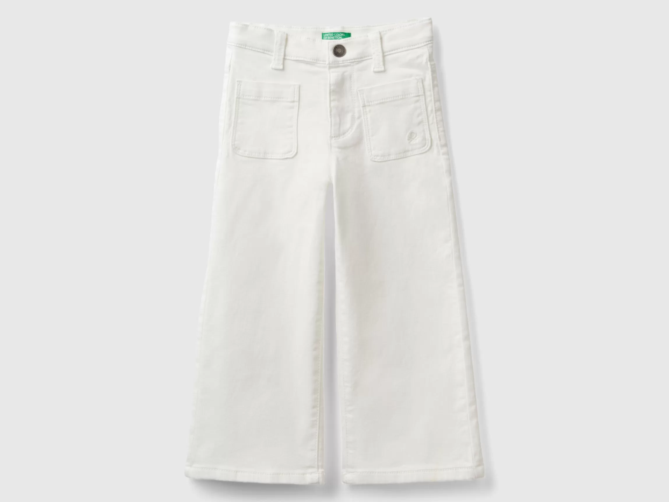 United Colors of Benetton Wide trousers in stretch cotton