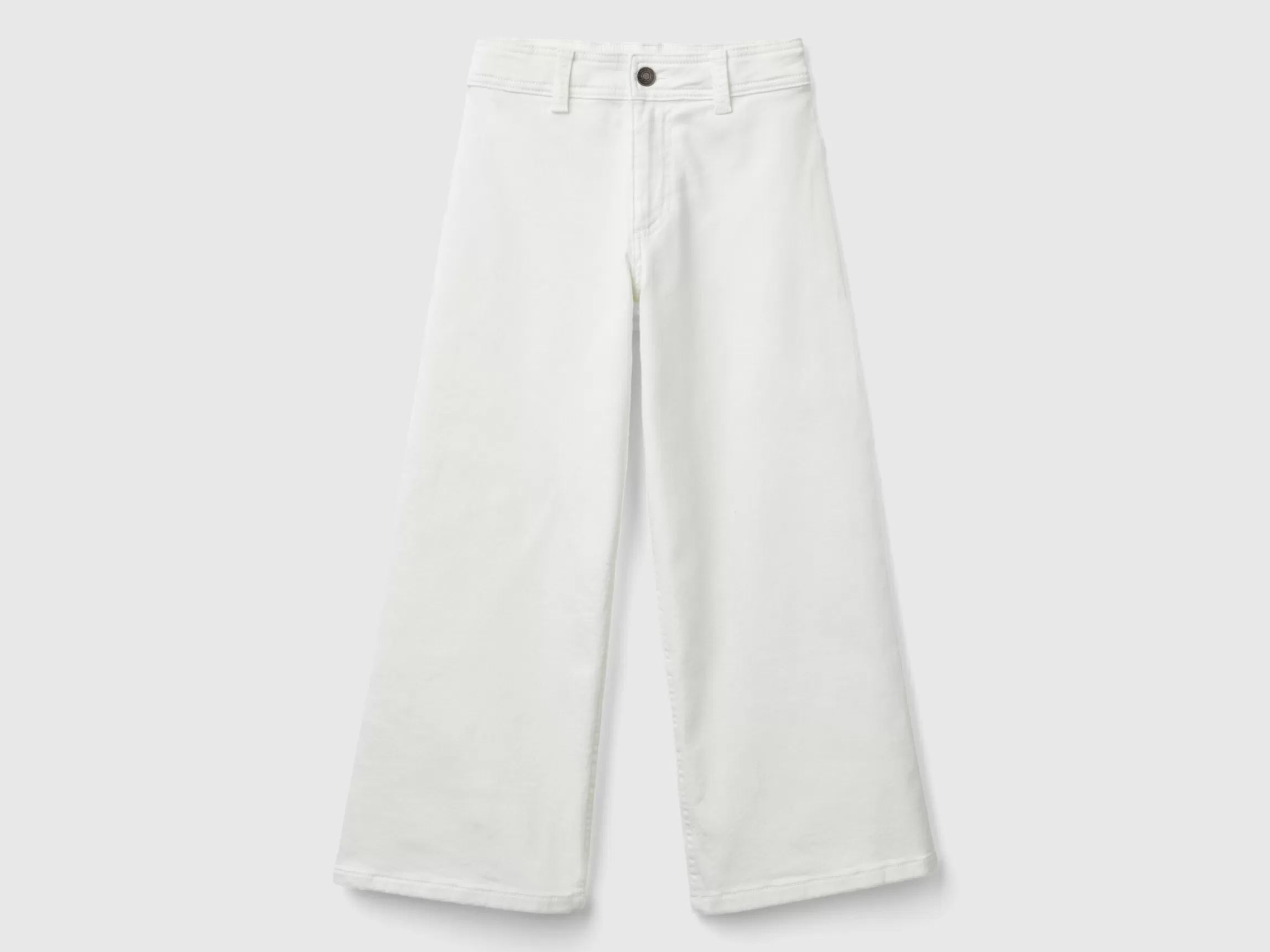 United Colors of Benetton Wide trousers in stretch cotton
