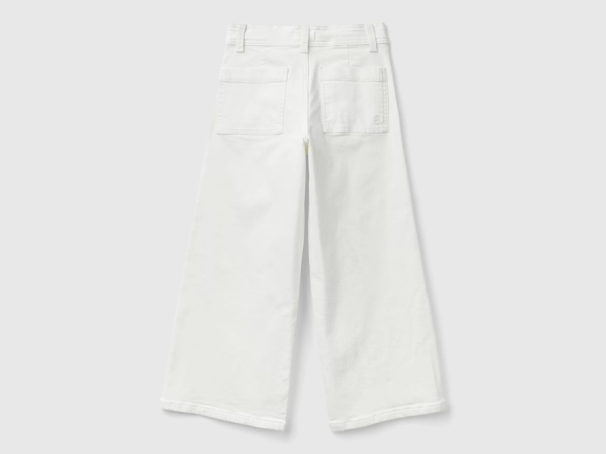 United Colors of Benetton Wide trousers in stretch cotton