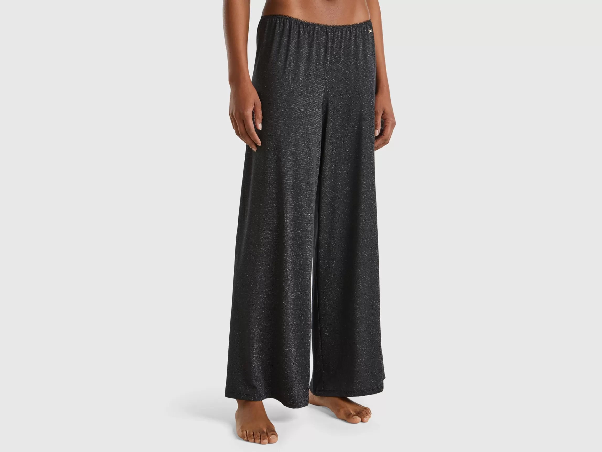 United Colors of Benetton Wide trousers with lurex