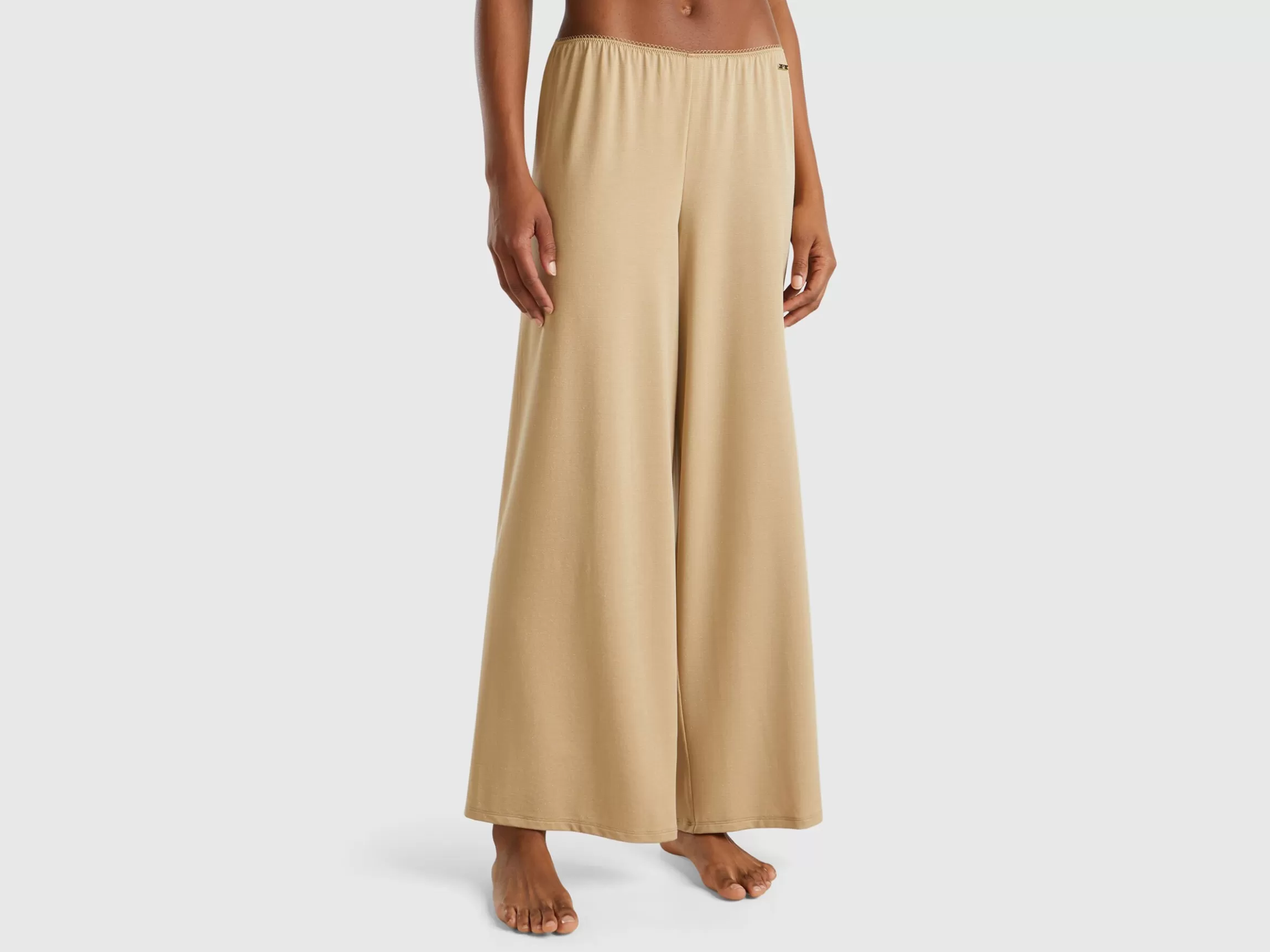 United Colors of Benetton Wide trousers with lurex