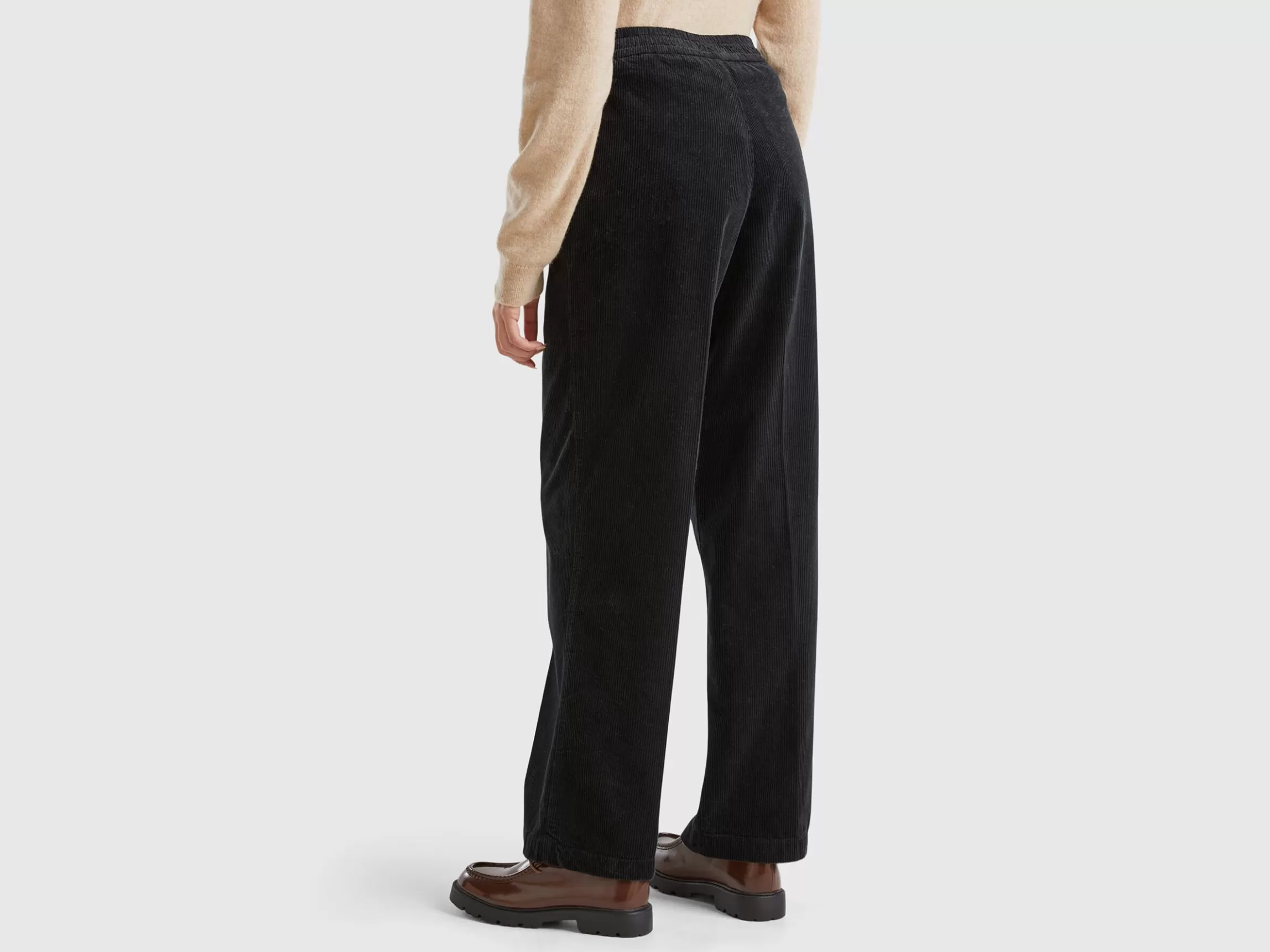 United Colors of Benetton Wide velvet trousers